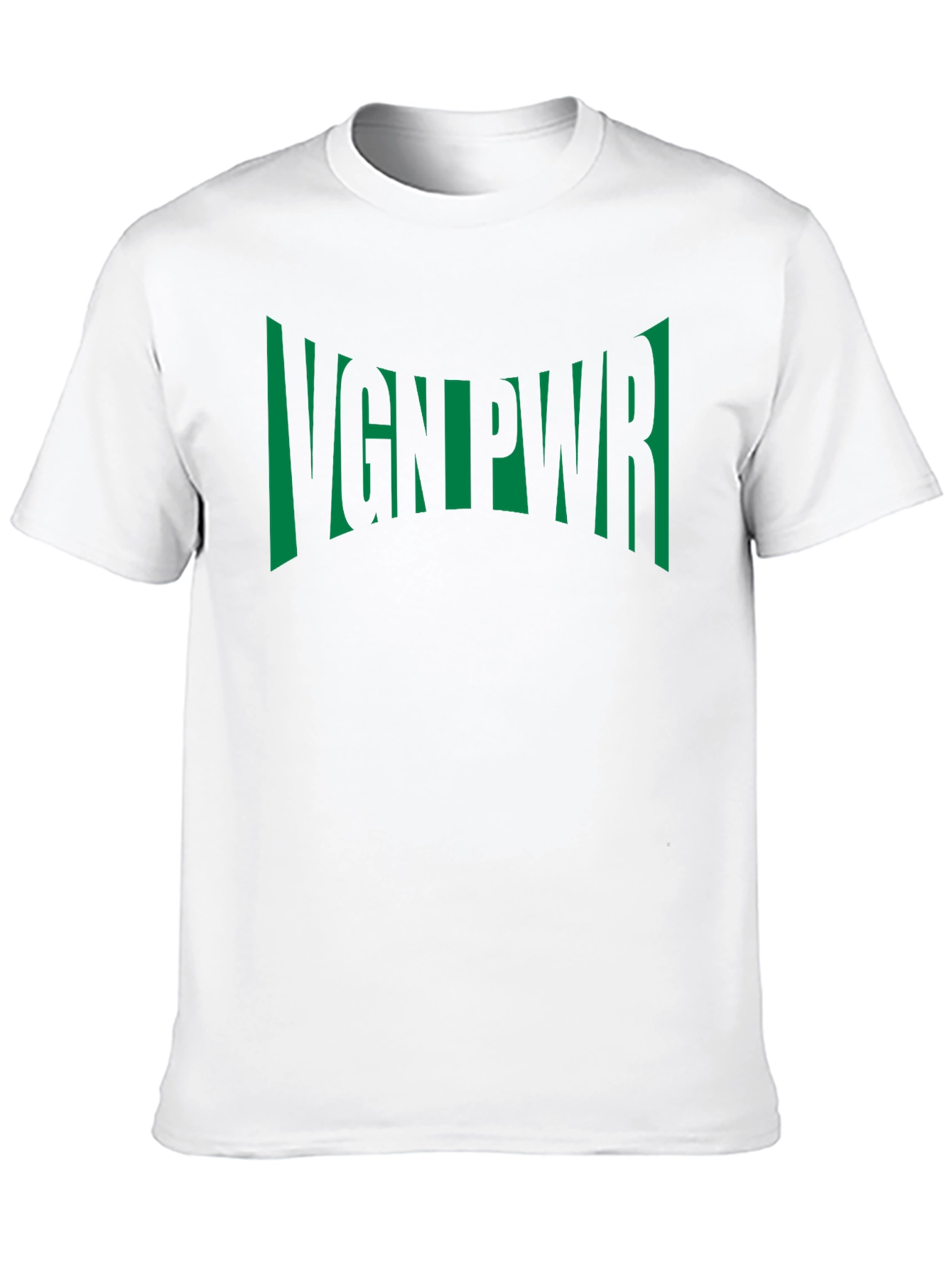 VGN PWR Green Graphic Black T-Shirt