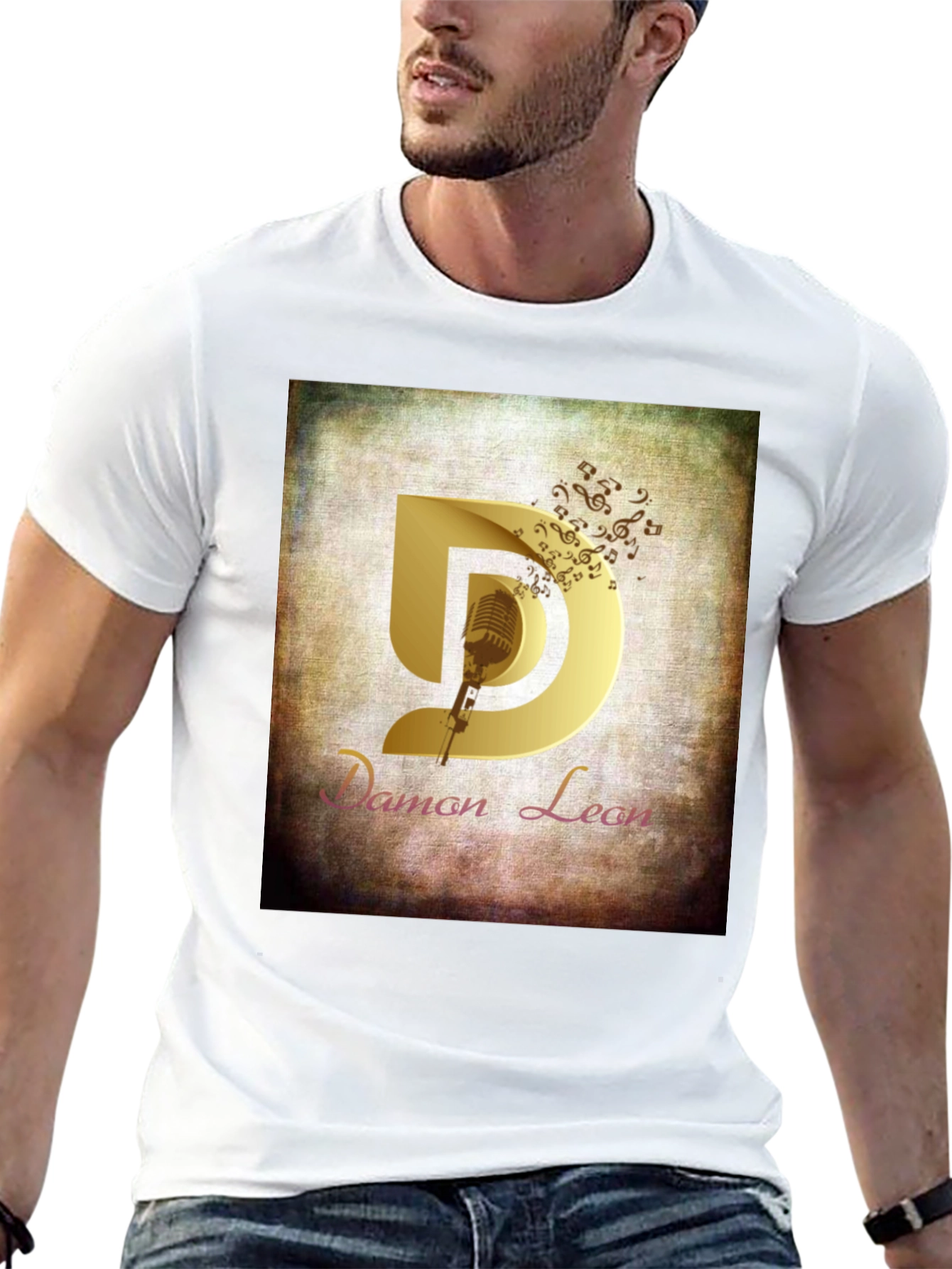 Damon Leon Graphic Print T-Shirt