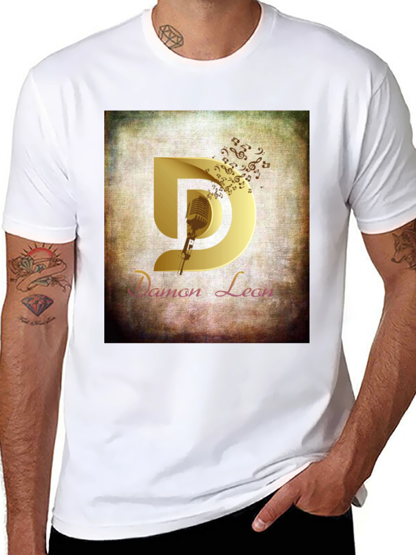 Damon Leon Graphic Print T-Shirt