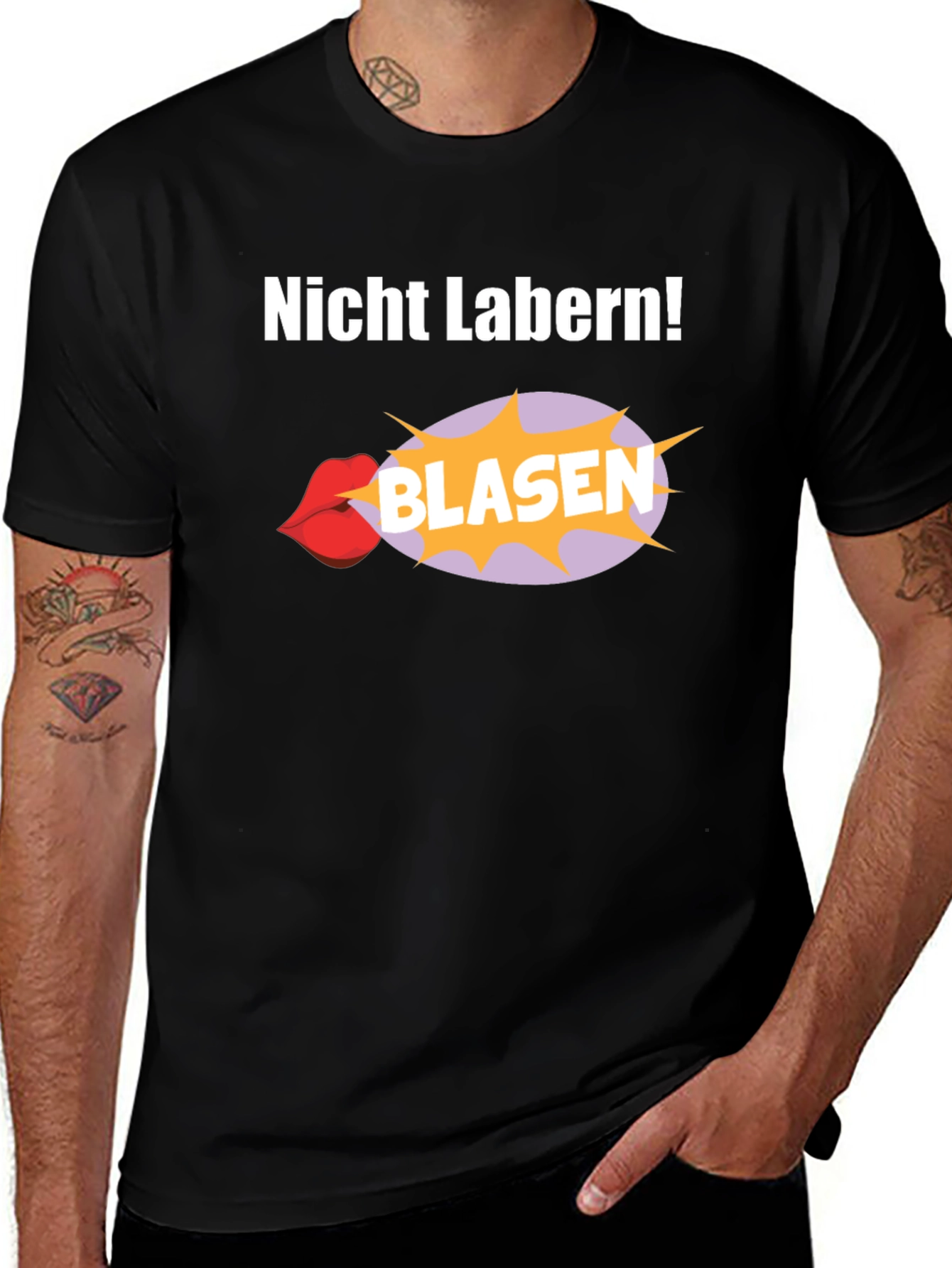 Nitcht Labern! Blasen Graphic T-Shirt