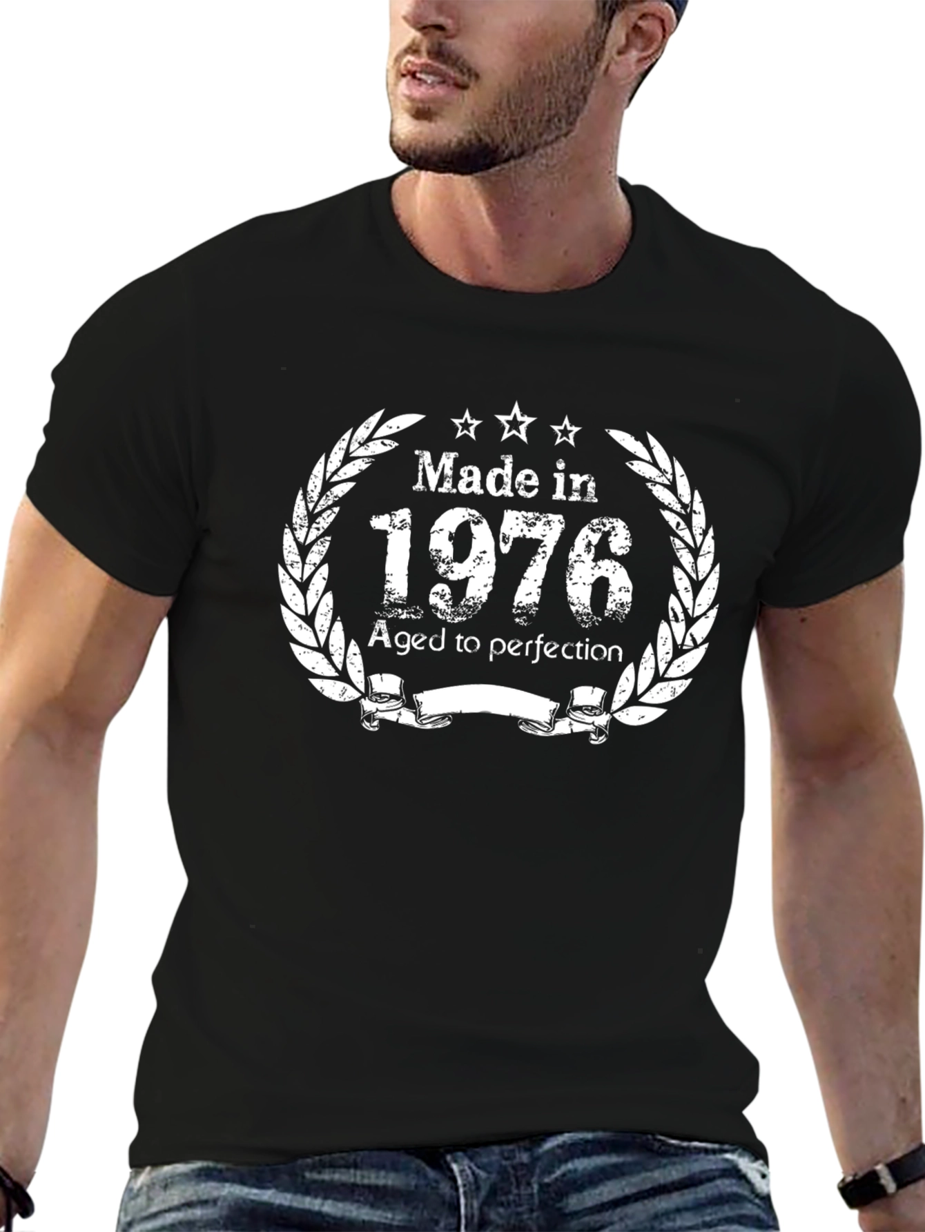 Made in 1976 Aged to Perfection Graphic Tee