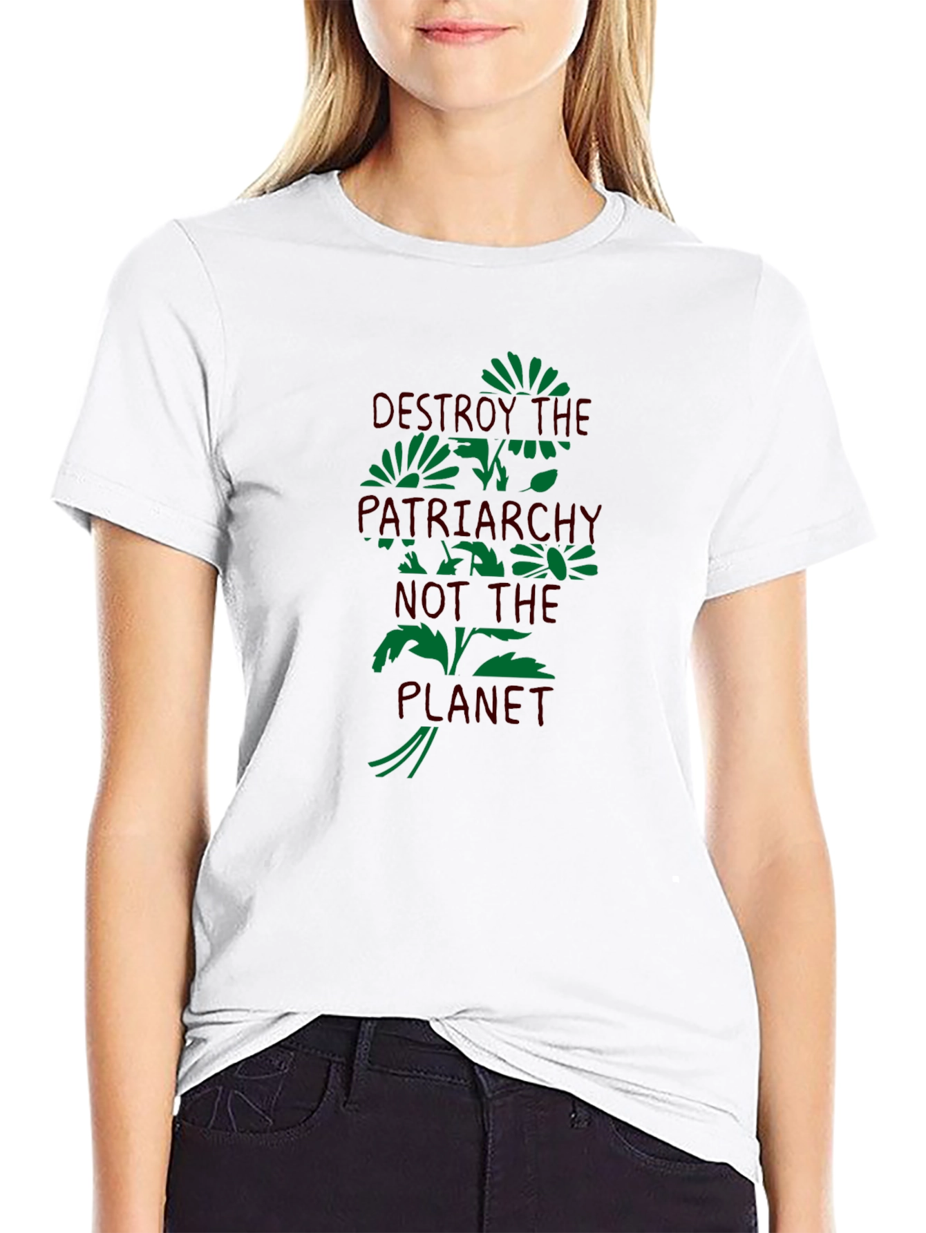 Destroy the Patriarchy T-Shirt - Eco-Friendly Graphic Tee