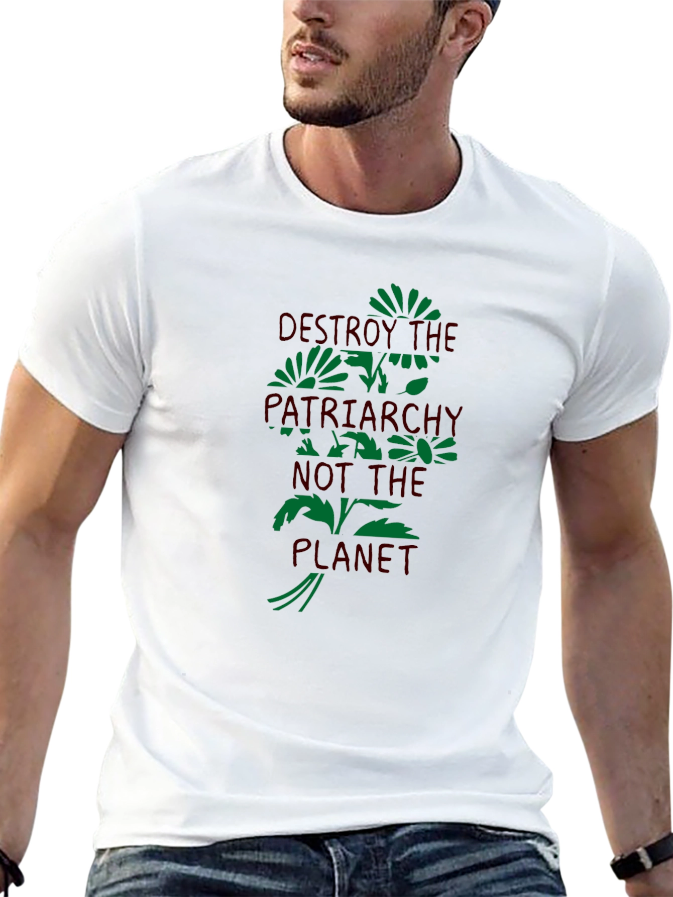 Destroy the Patriarchy T-Shirt - Eco-Friendly Graphic Tee