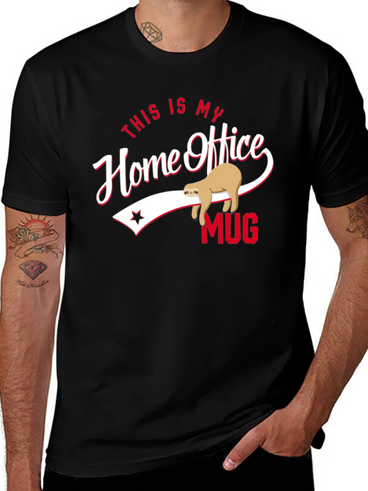 Home Office Mug Sloth Graphic Tee