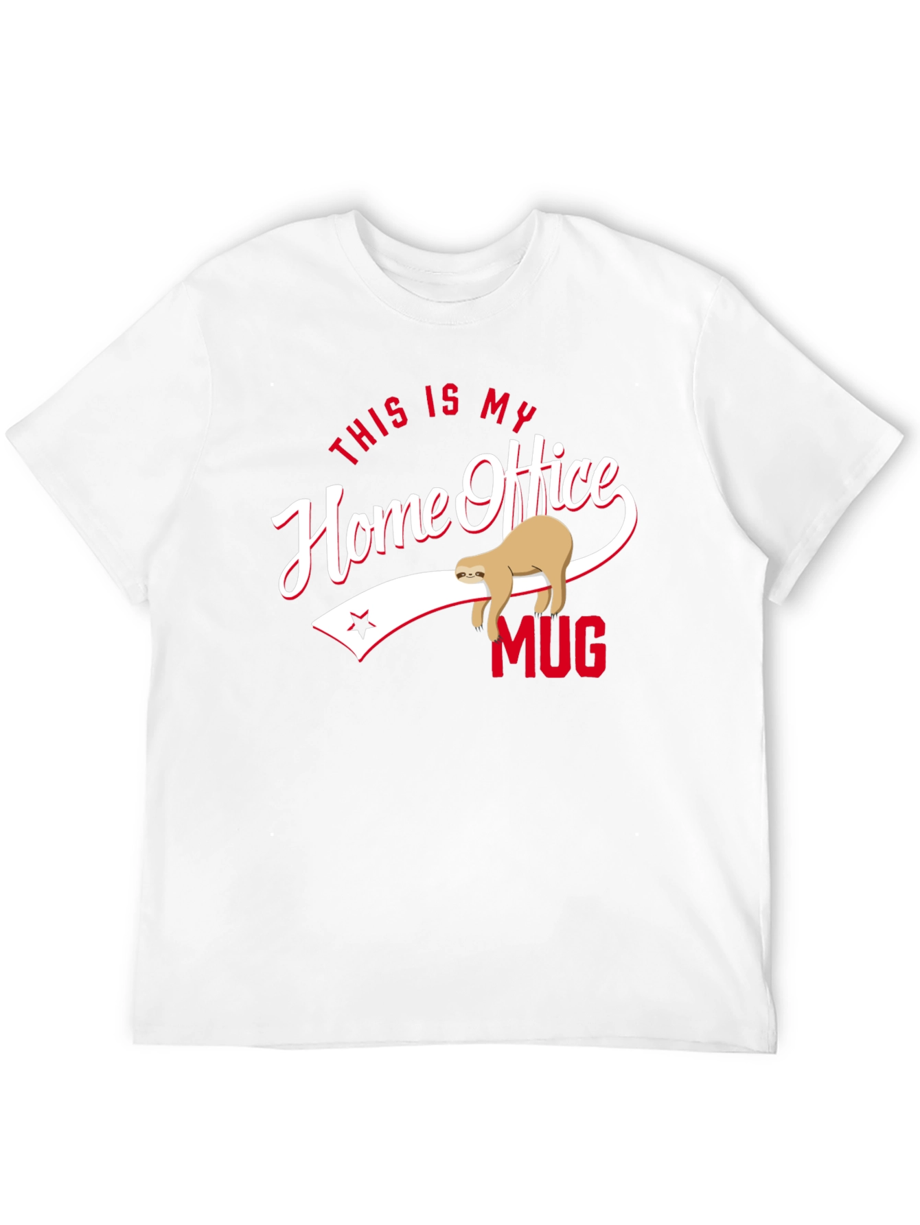 Home Office Mug Sloth Graphic Tee