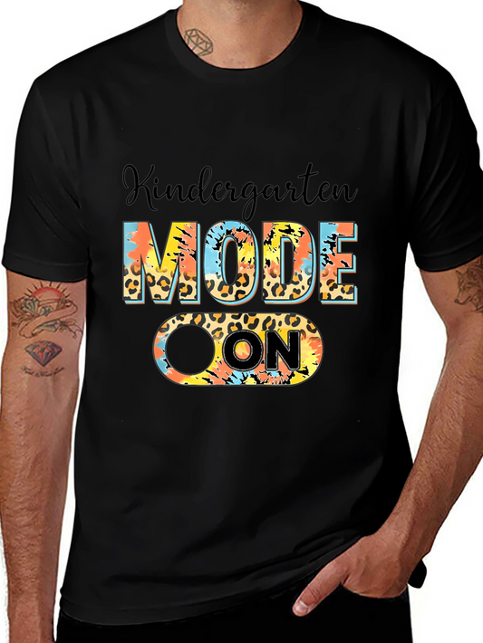 Kindergarten Mode On Graphic Tee - Back to School Shirt