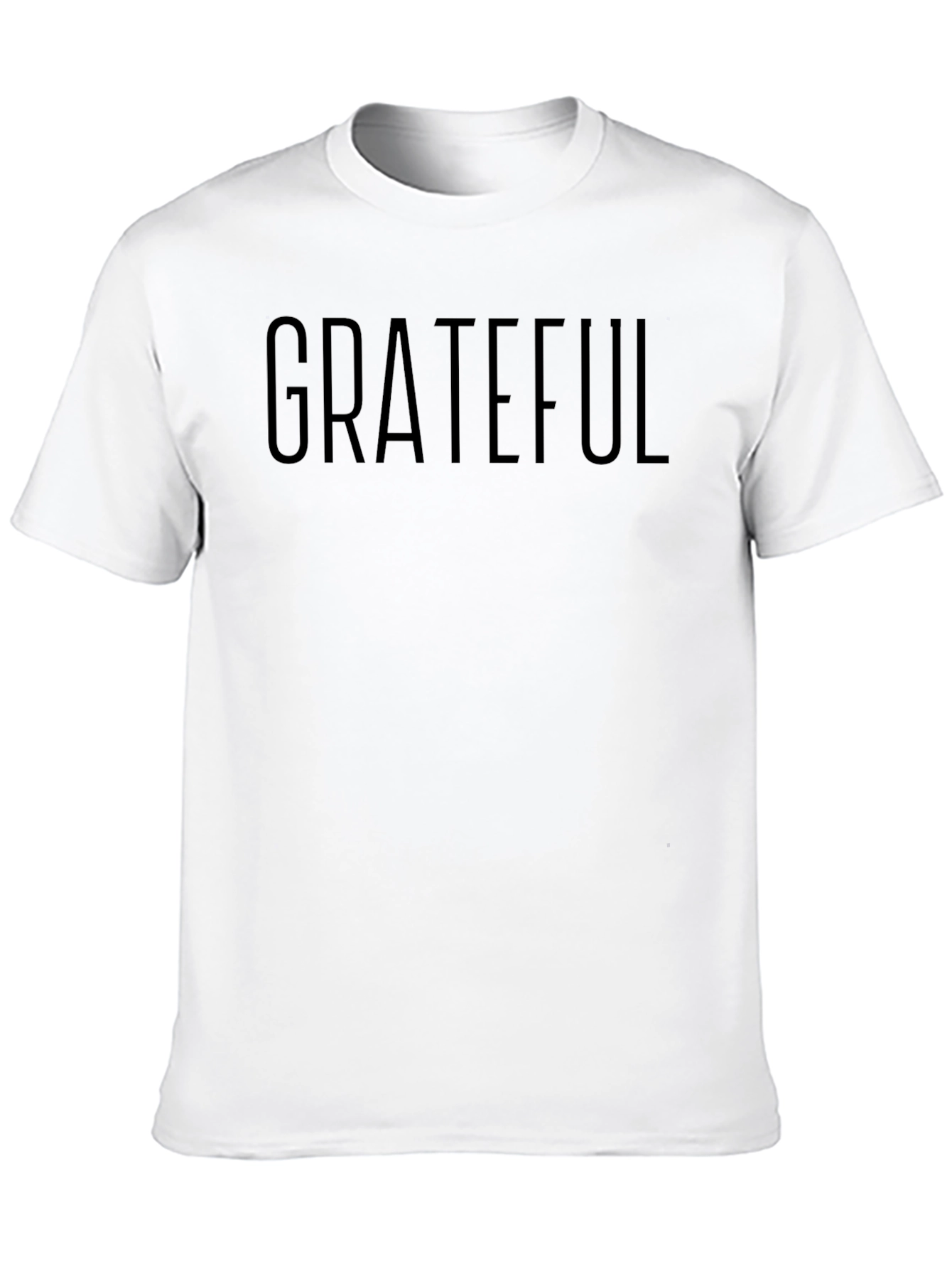 Grateful Tee - Classic Black Crew Neck T-Shirt