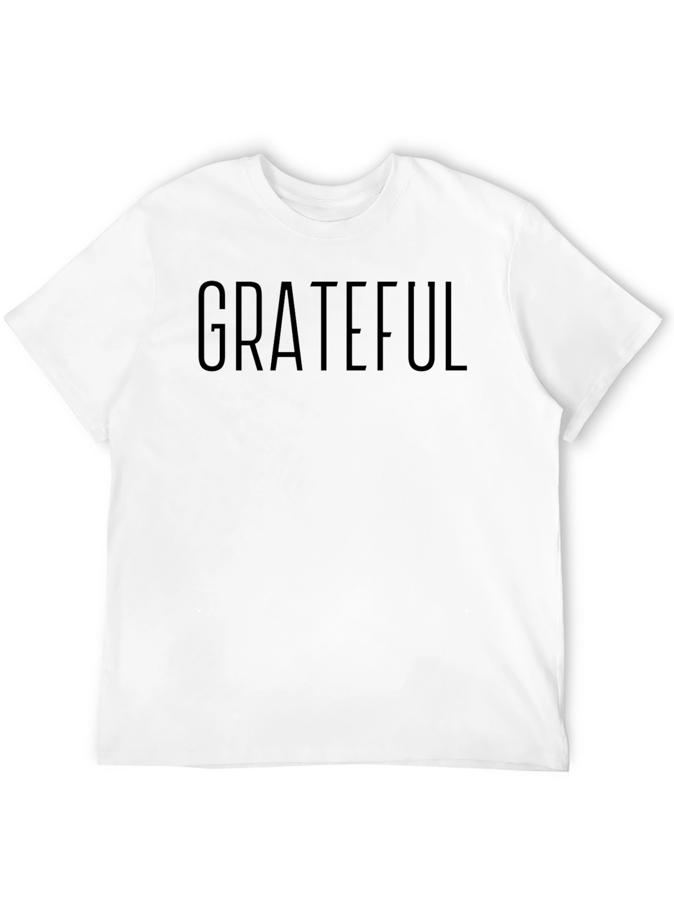 Grateful Tee - Classic Black Crew Neck T-Shirt