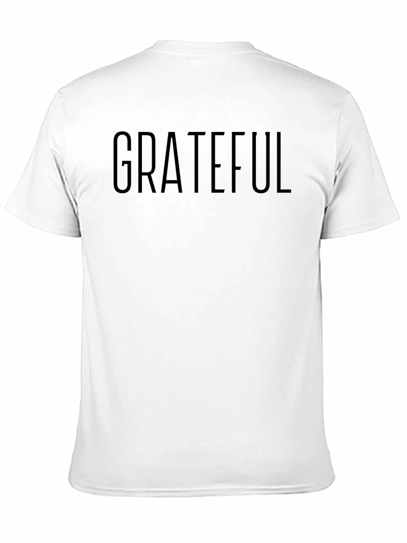 Grateful Tee - Classic Black Crew Neck T-Shirt