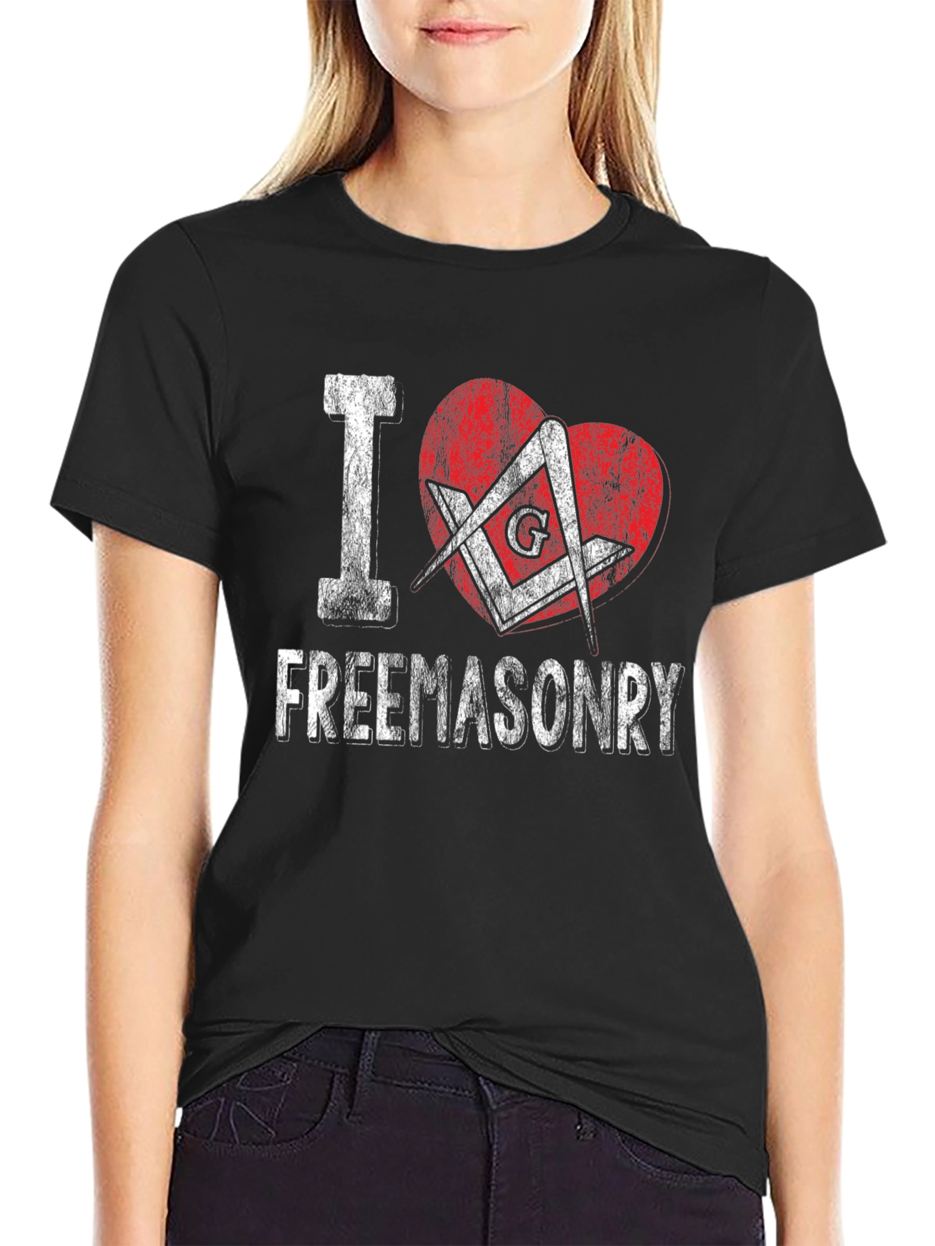 I Heart Freemasonry Graphic T-Shirt
