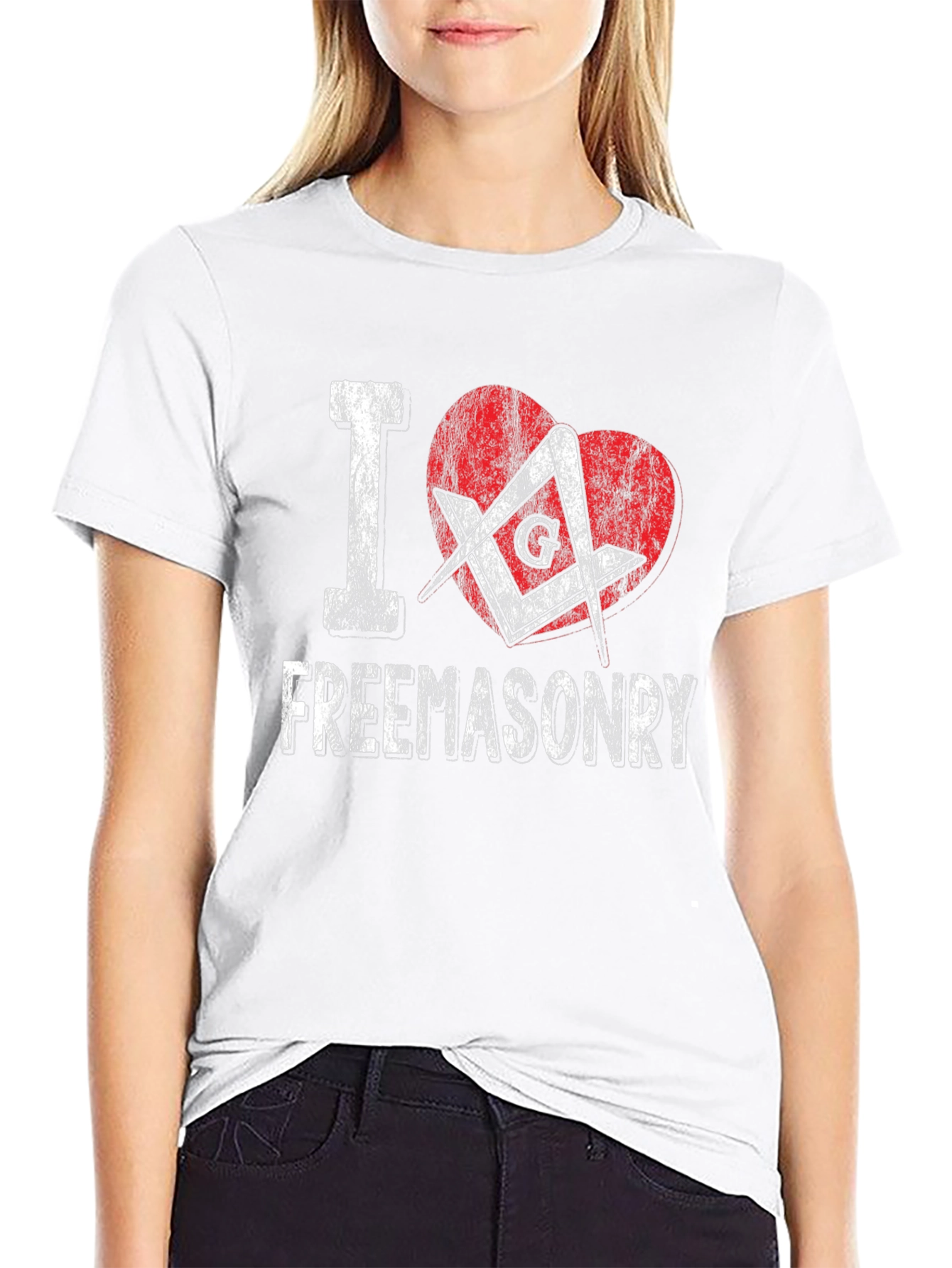 I Heart Freemasonry Graphic T-Shirt