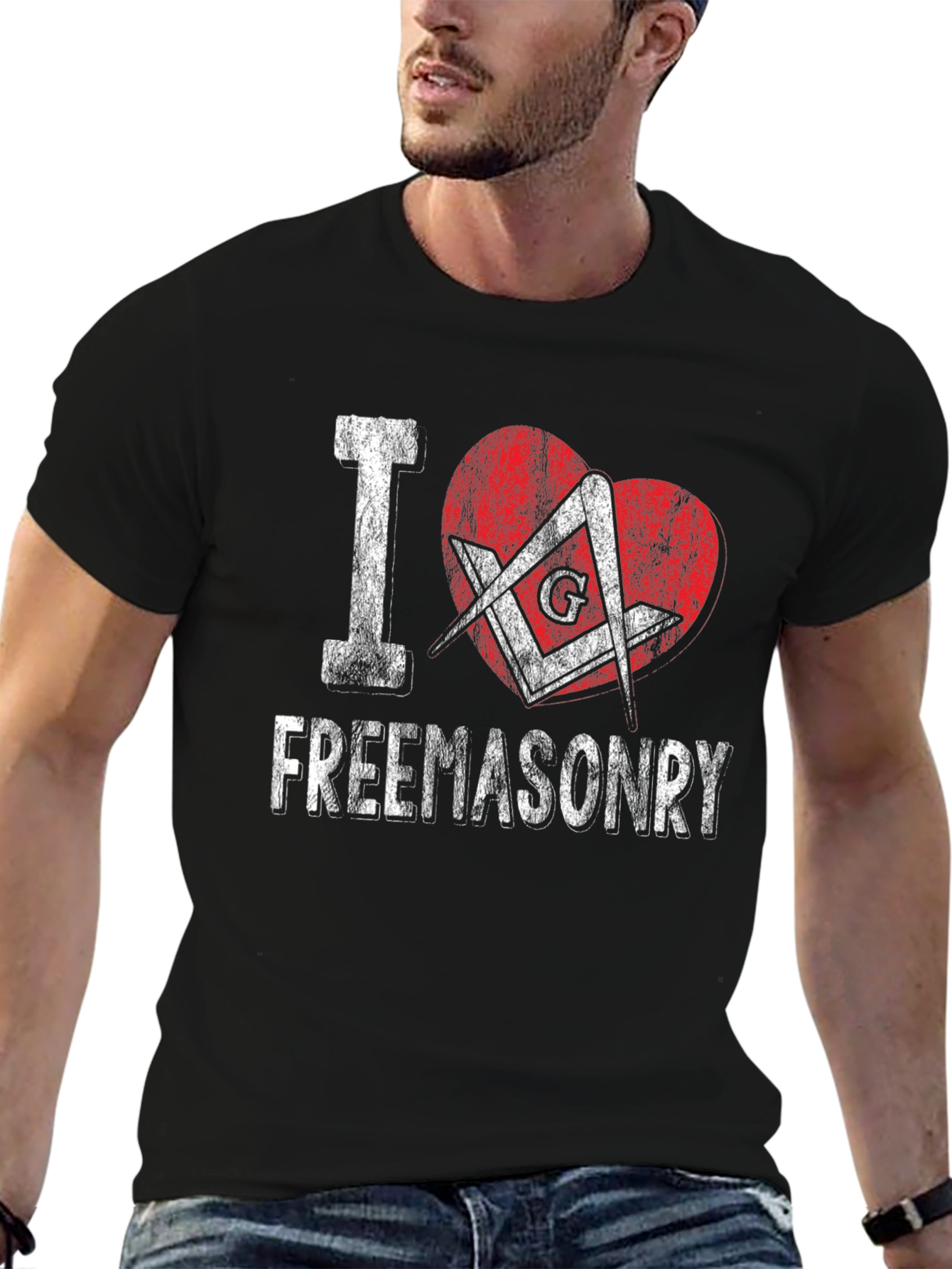 I Heart Freemasonry Graphic T-Shirt