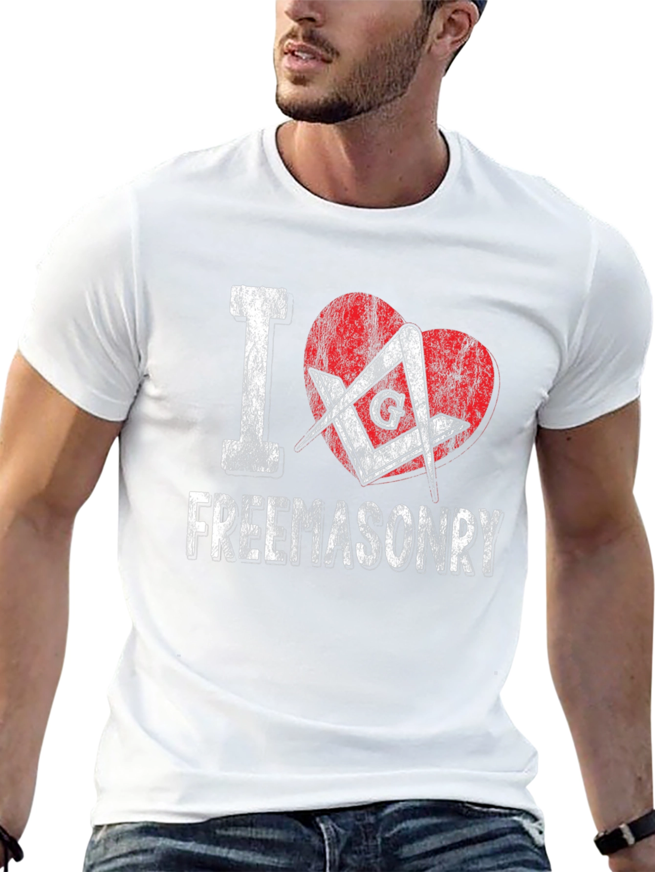 I Heart Freemasonry Graphic T-Shirt