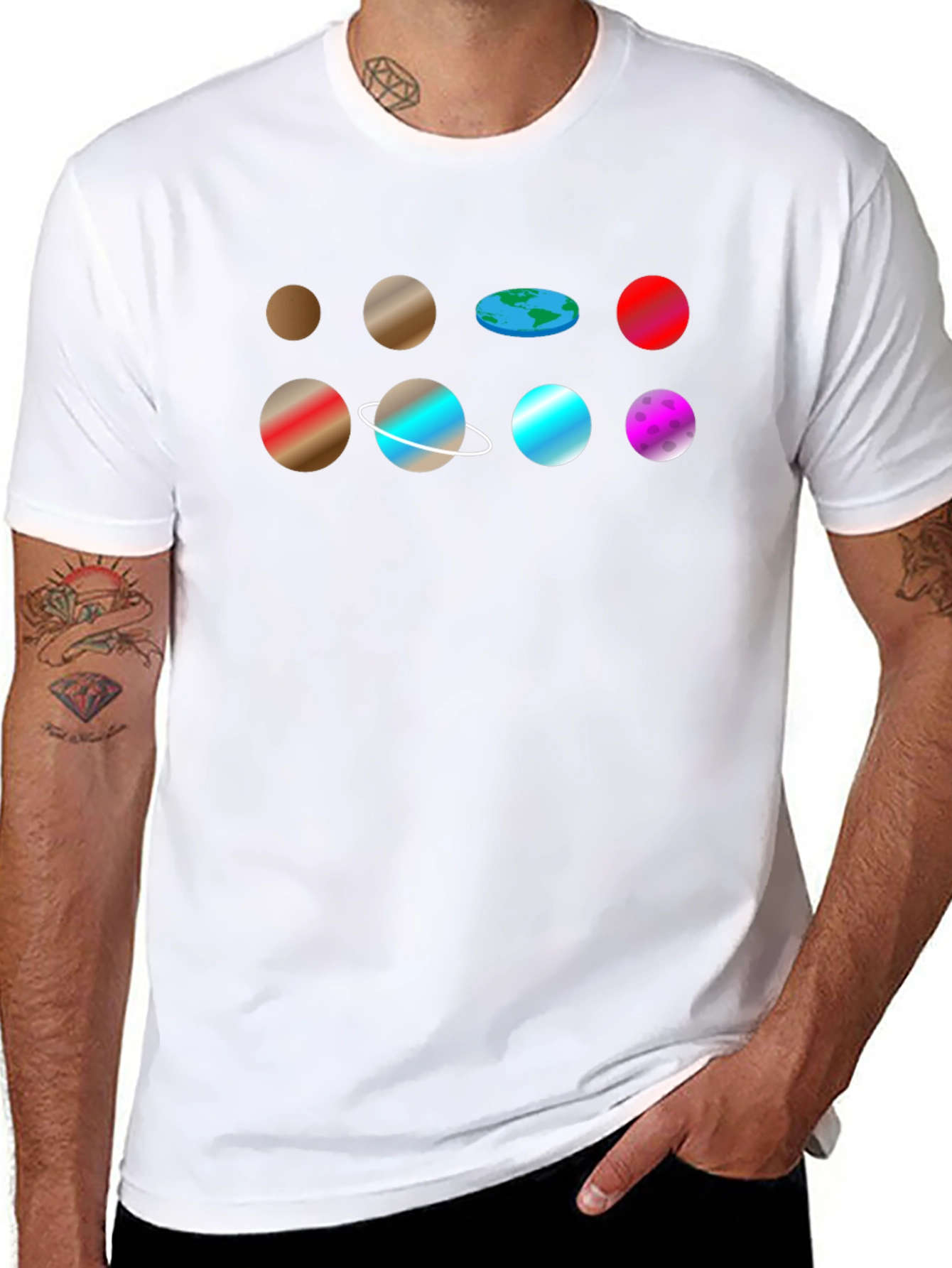Planets Graphic T-Shirt