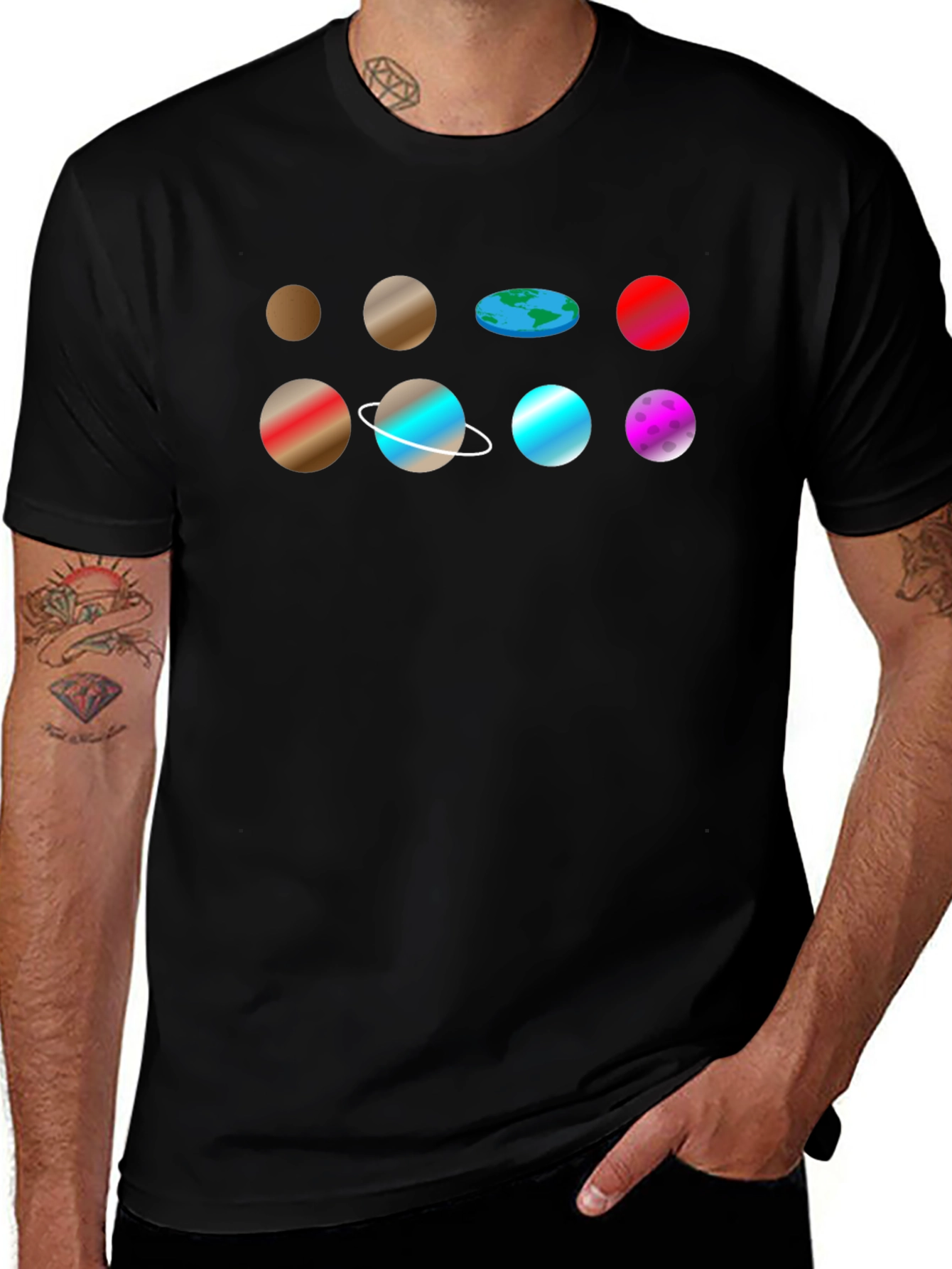 Planets Graphic T-Shirt