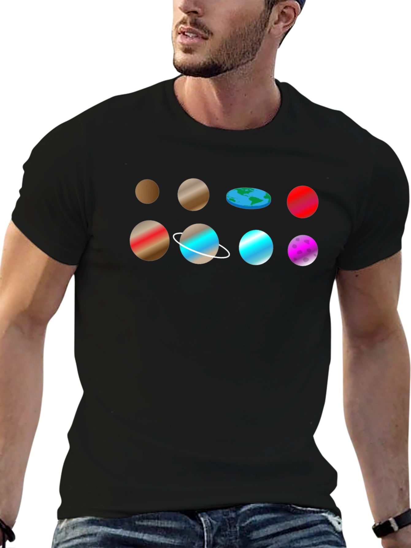Planets Graphic T-Shirt