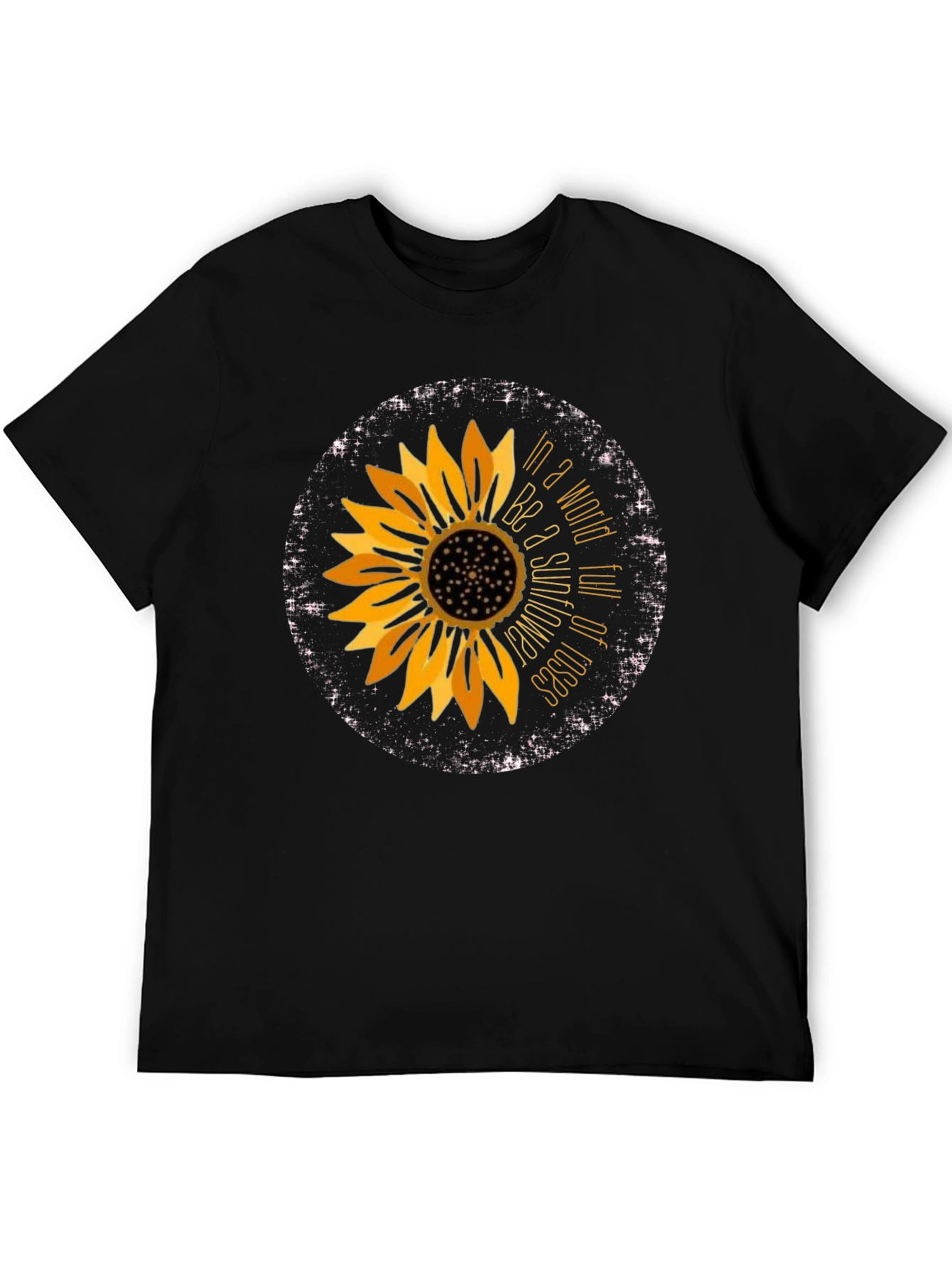 Sunflower Graphic Tee - Be a Sunflower
