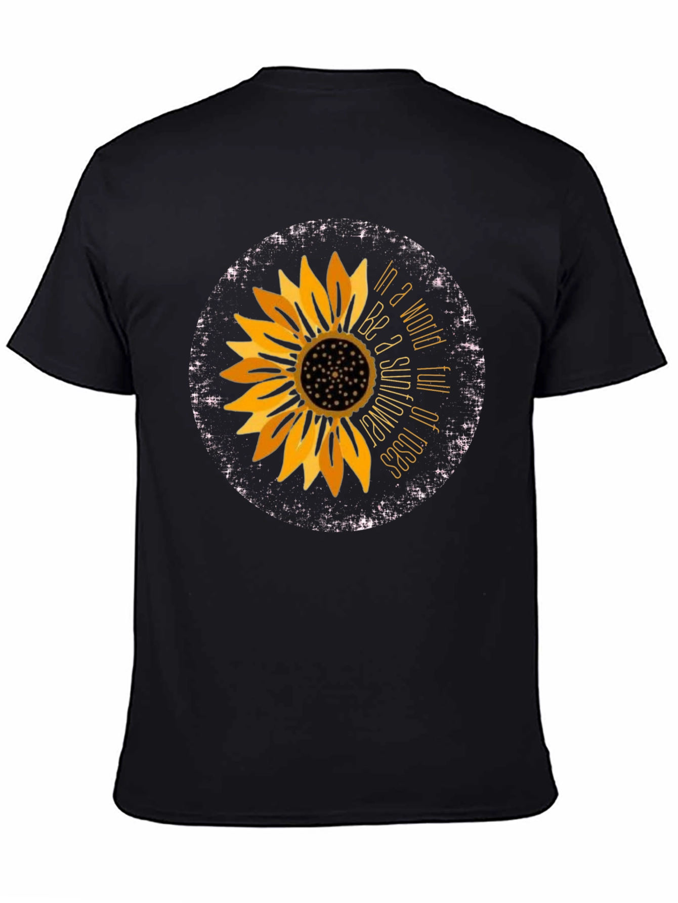 Sunflower Graphic Tee - Be a Sunflower