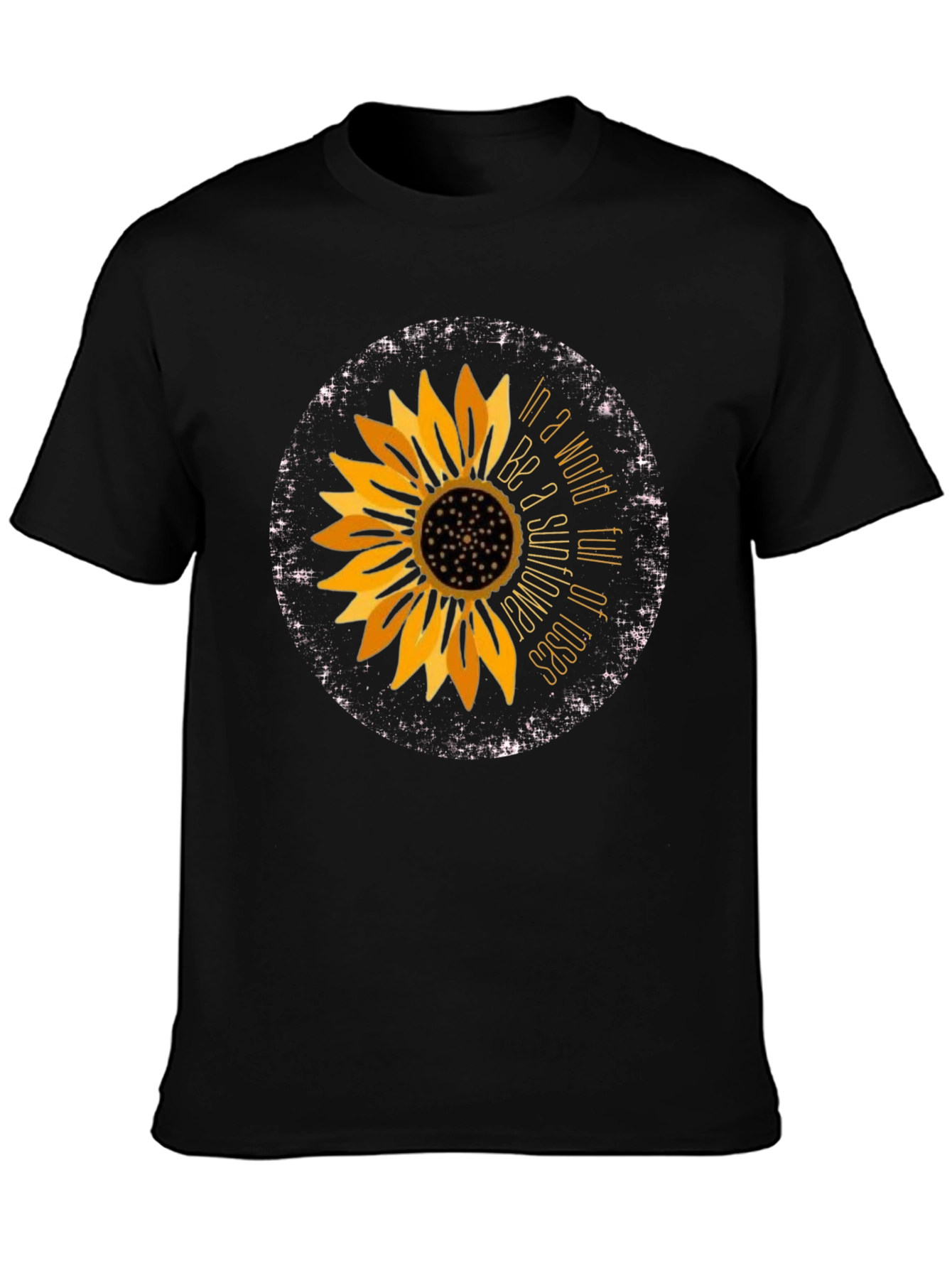 Sunflower Graphic Tee - Be a Sunflower