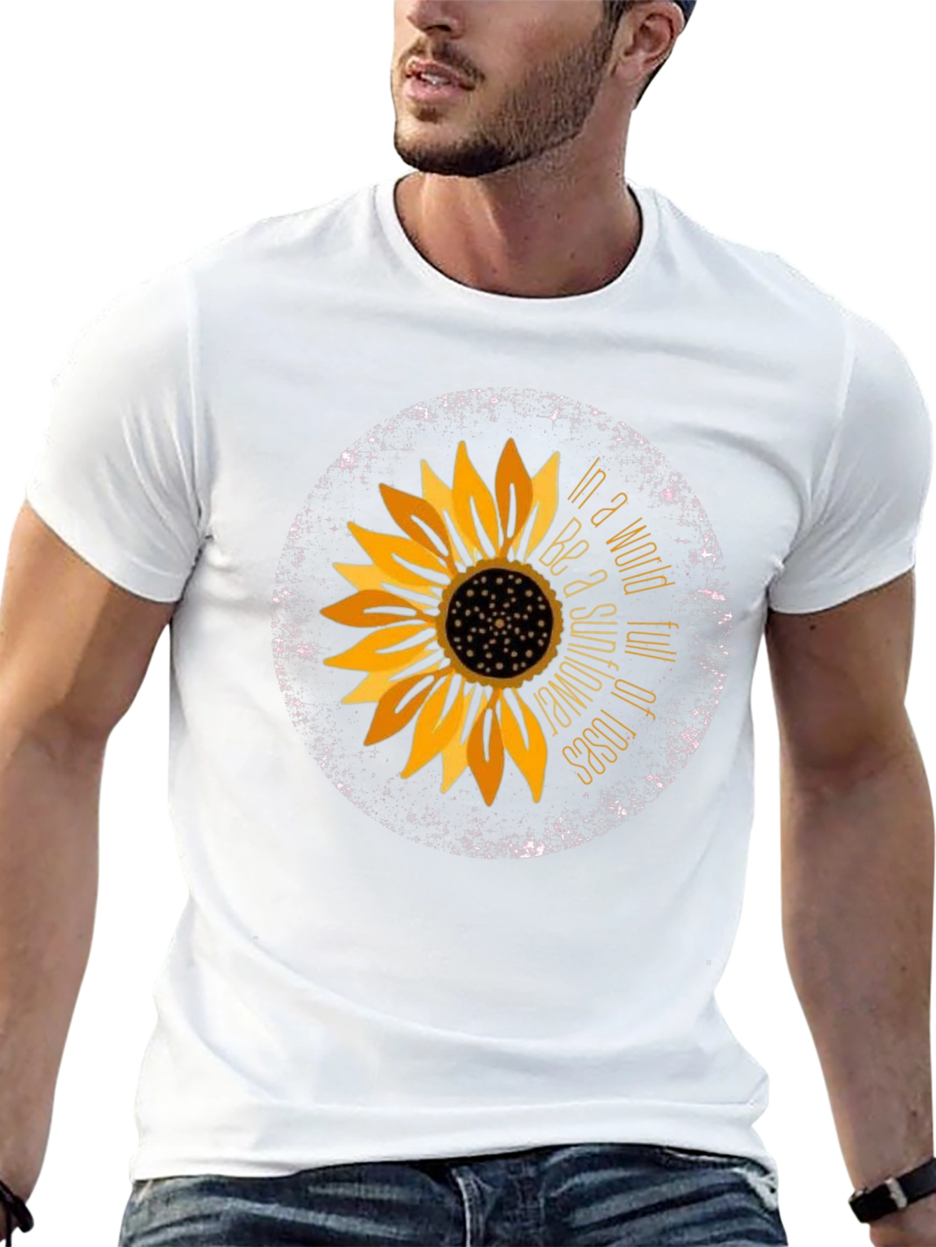 Sunflower Graphic Tee - Be a Sunflower