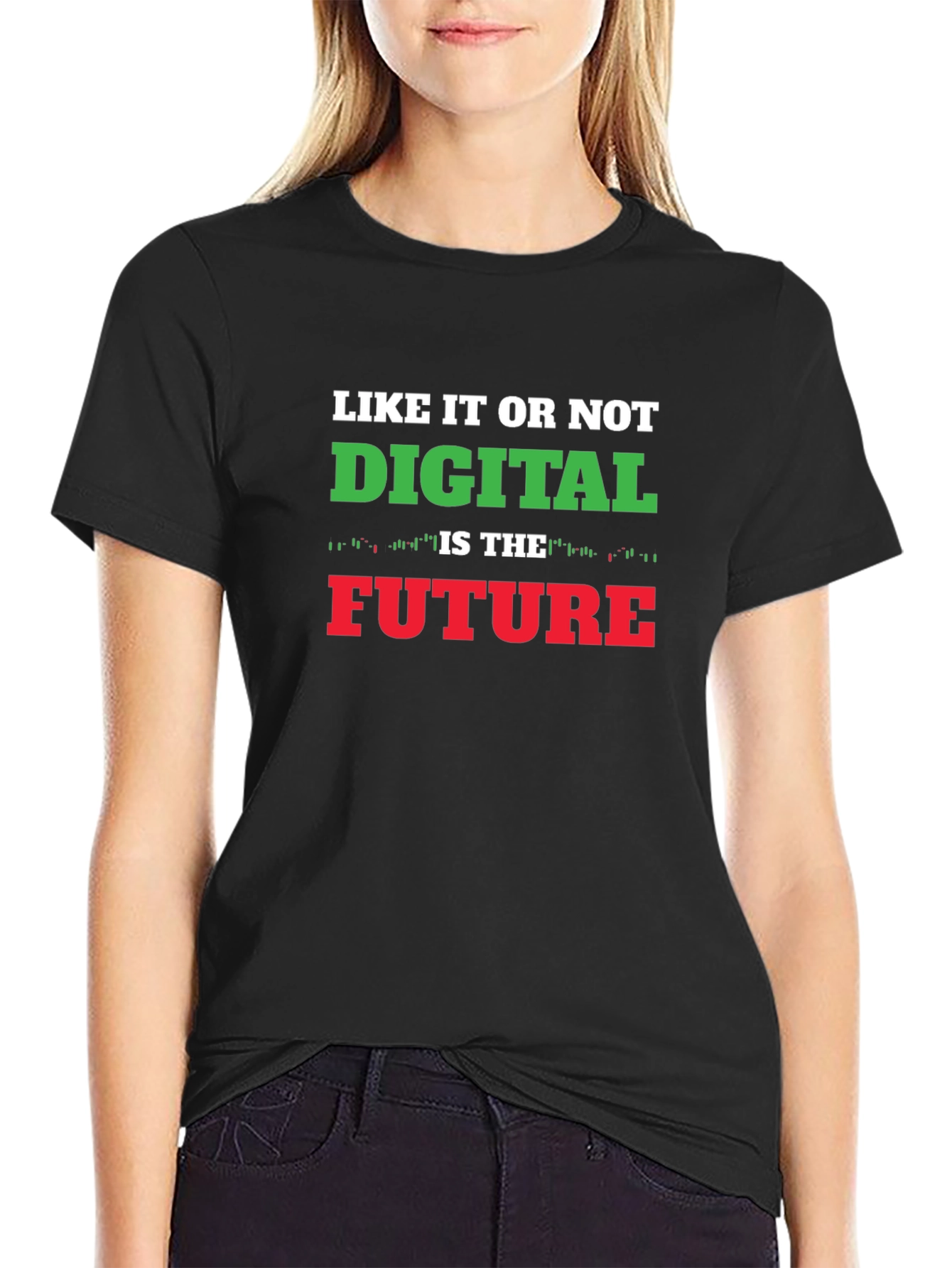 Digital Future T-Shirt - Black Mens