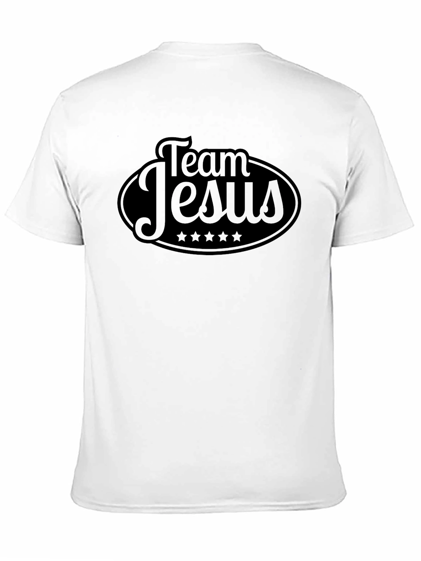 Team Jesus Black Graphic Tee