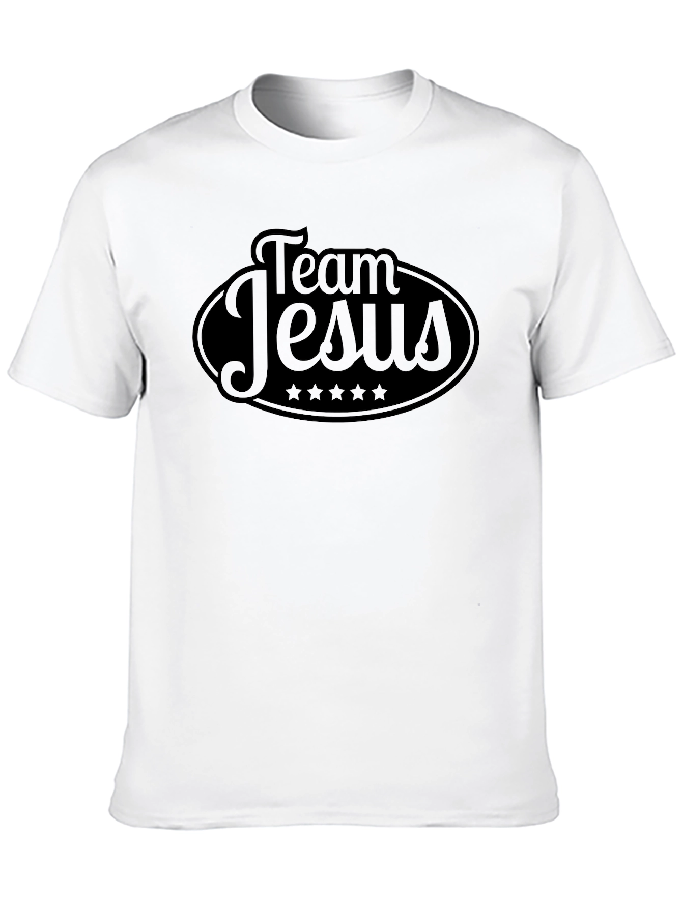 Team Jesus Black Graphic Tee