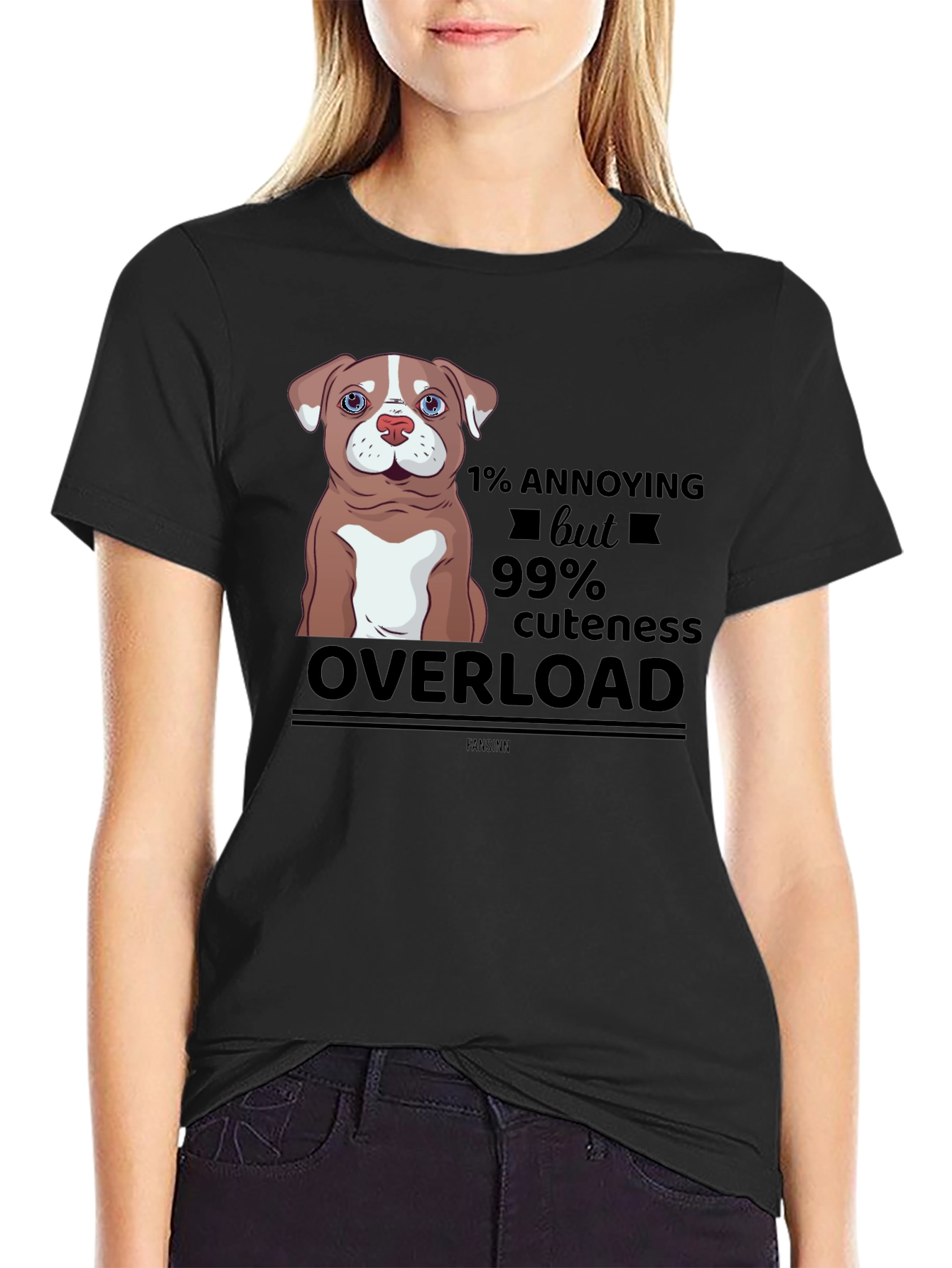 Annoying But Cute Dog Graphic T-Shirt