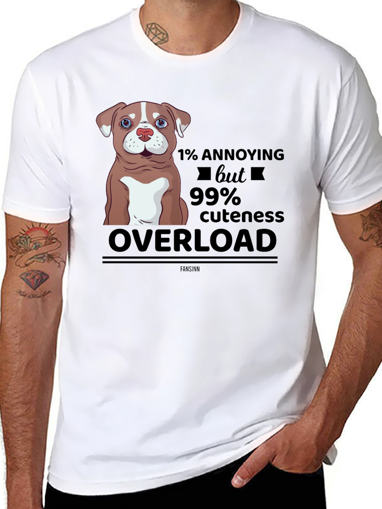 Annoying But Cute Dog Graphic T-Shirt