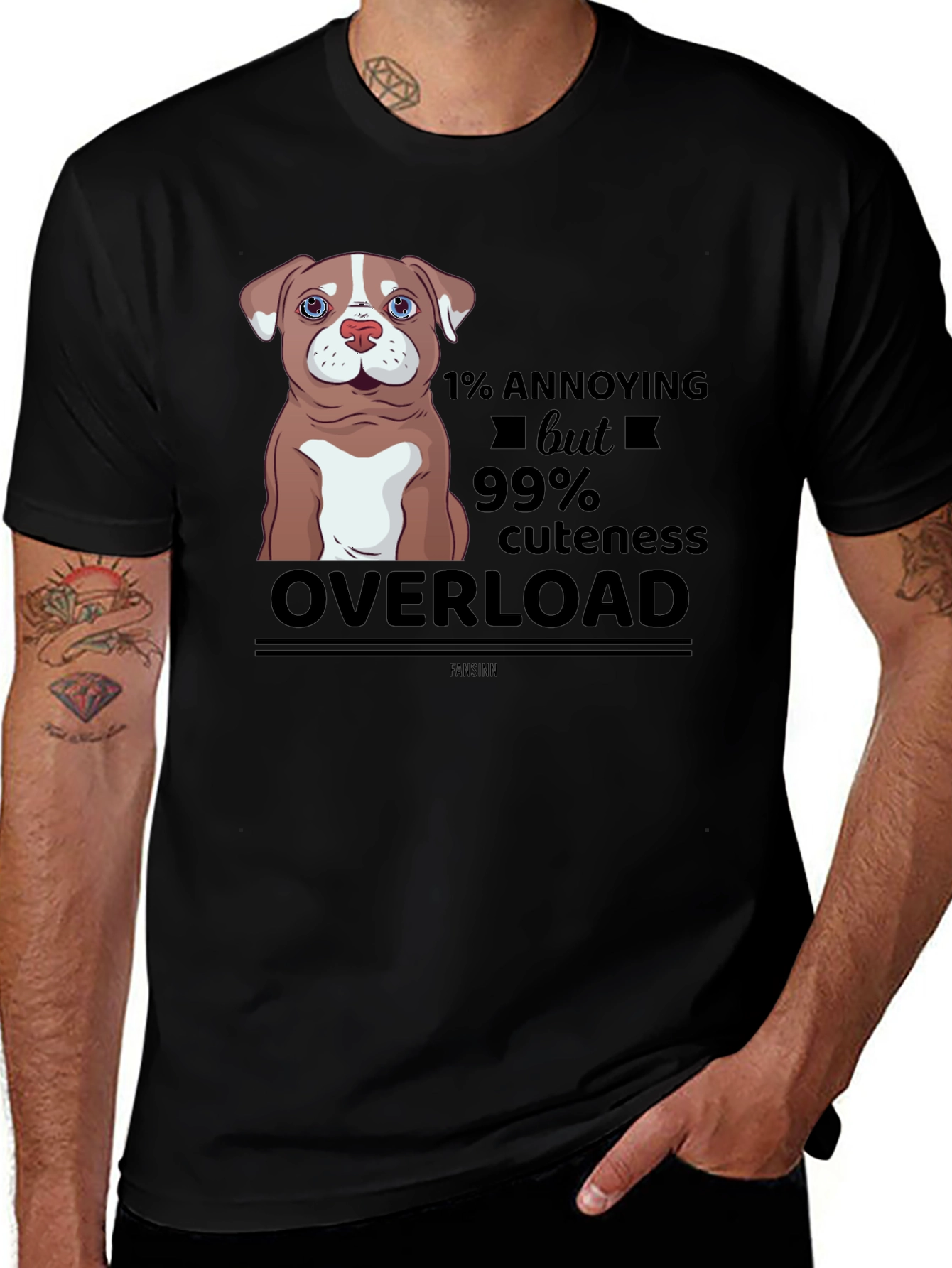 Annoying But Cute Dog Graphic T-Shirt