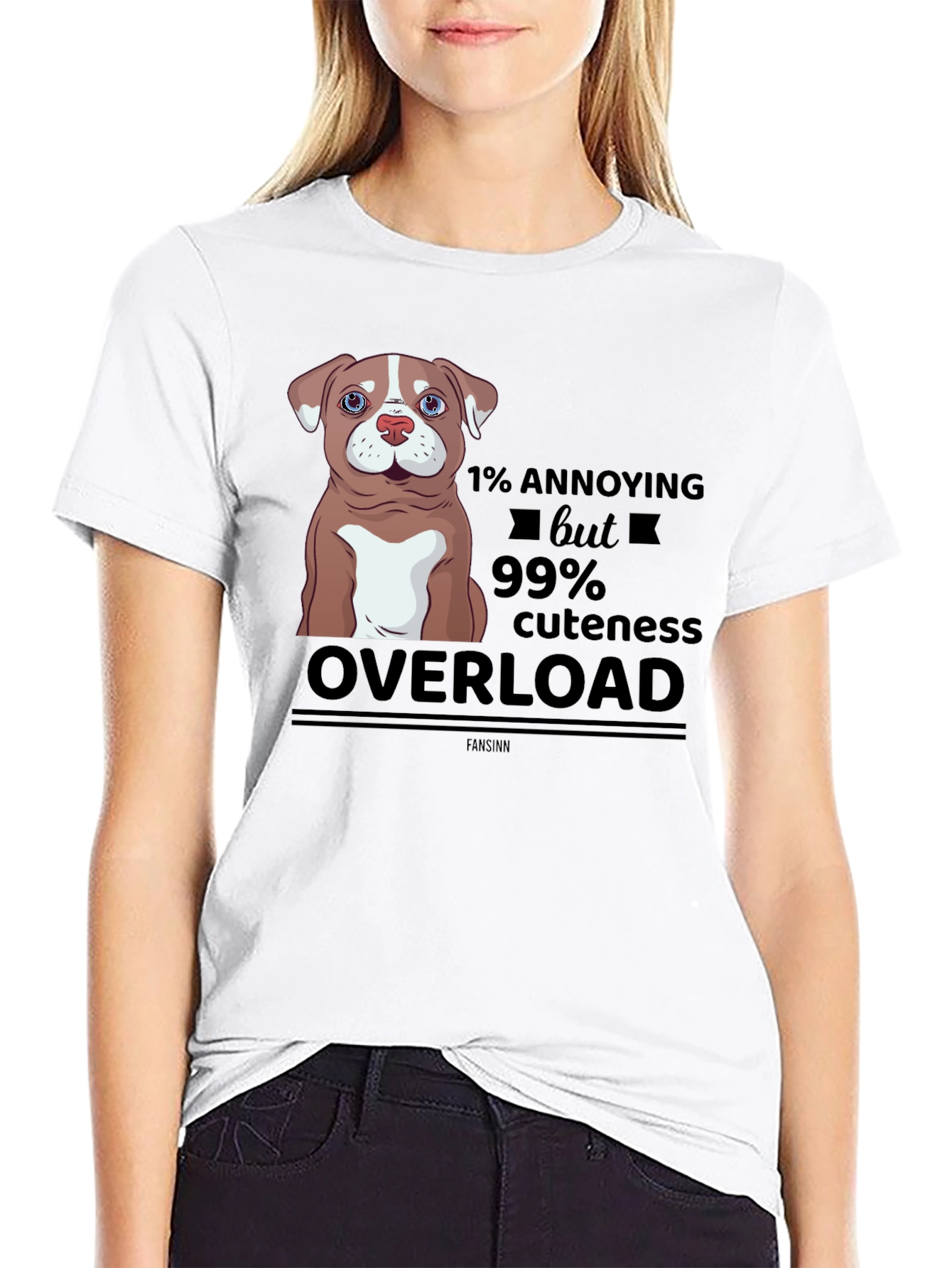 Annoying But Cute Dog Graphic T-Shirt