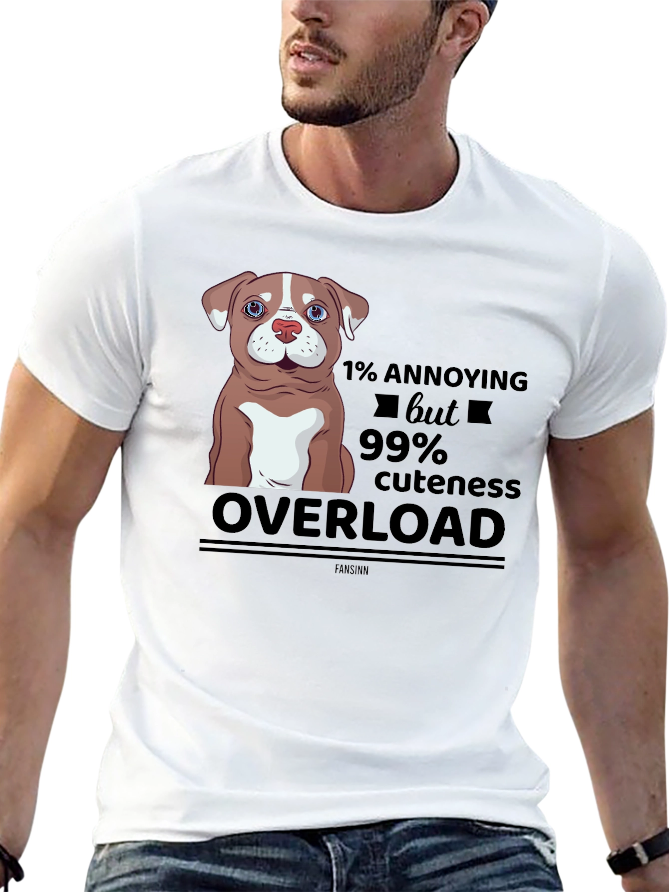 Annoying But Cute Dog Graphic T-Shirt