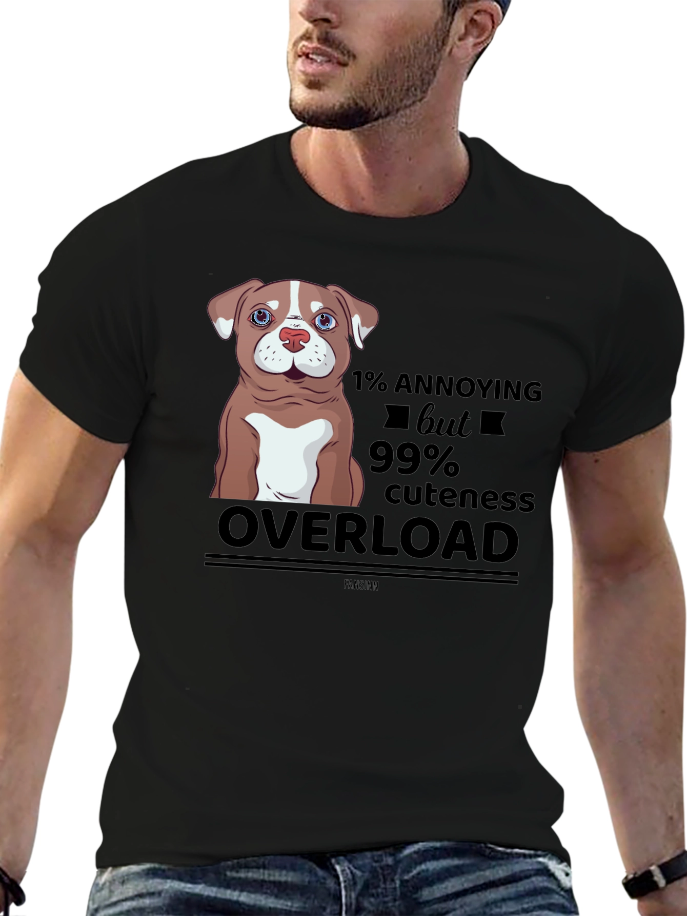 Annoying But Cute Dog Graphic T-Shirt
