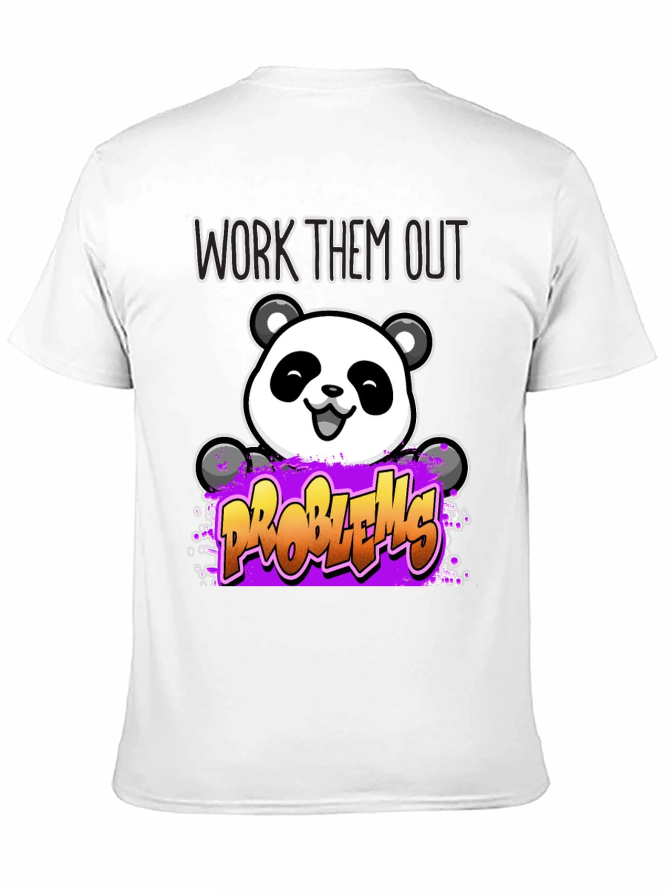 Work Them Out Panda T-Shirt