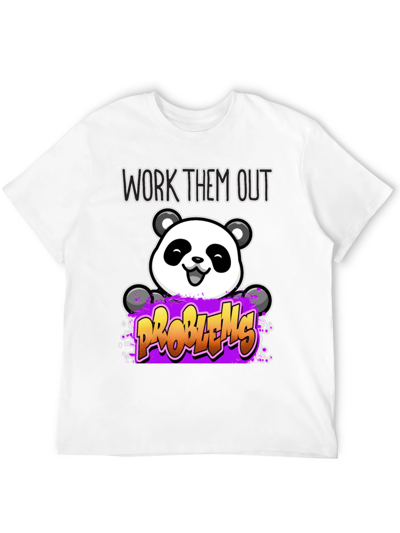 Work Them Out Panda T-Shirt