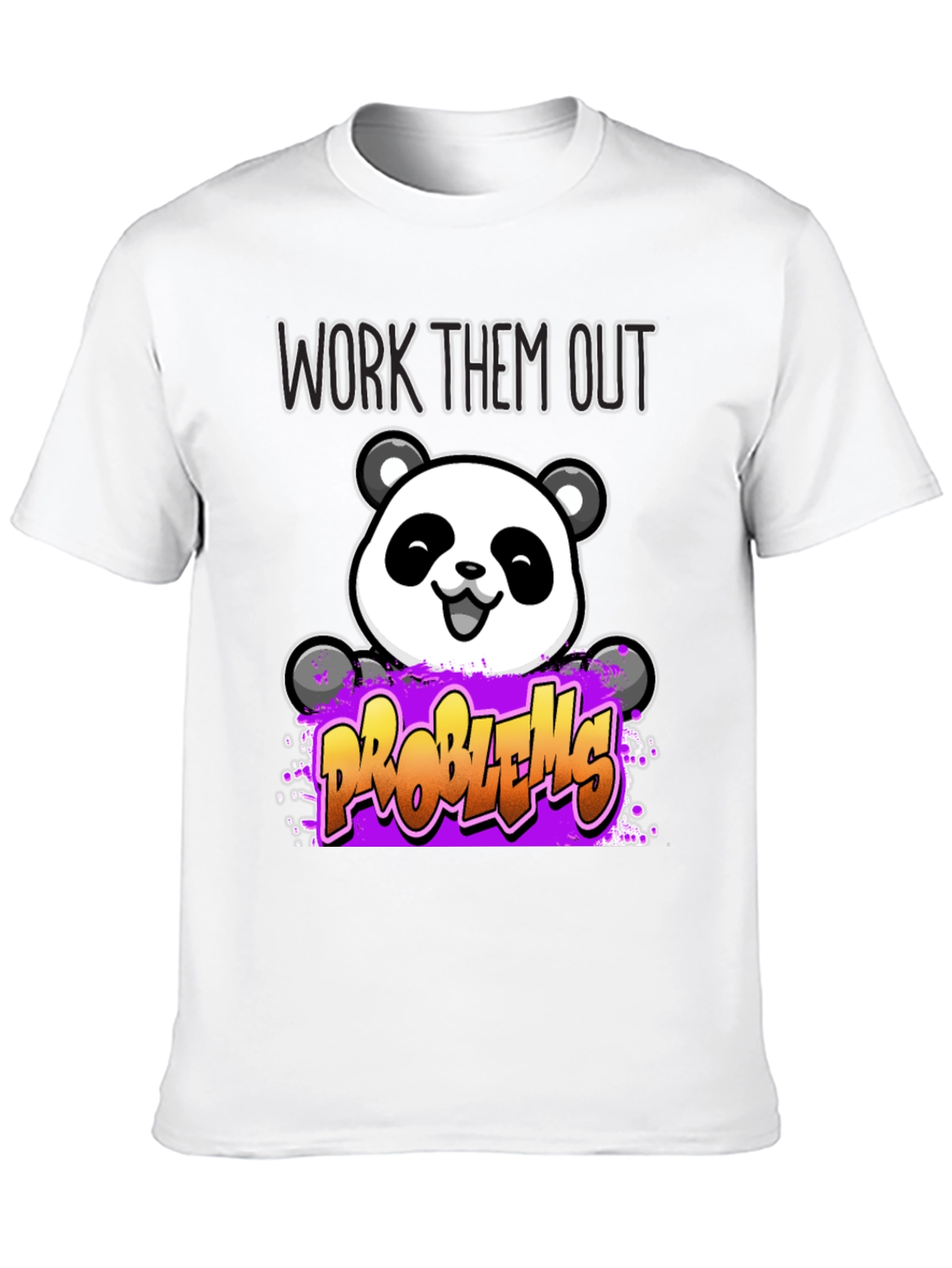 Work Them Out Panda T-Shirt