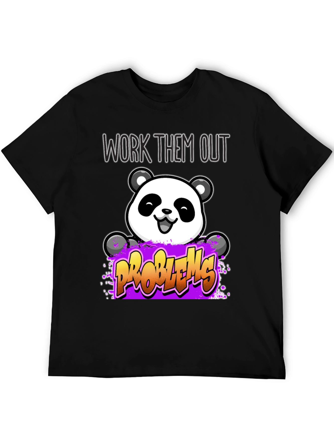 Work Them Out Panda T-Shirt
