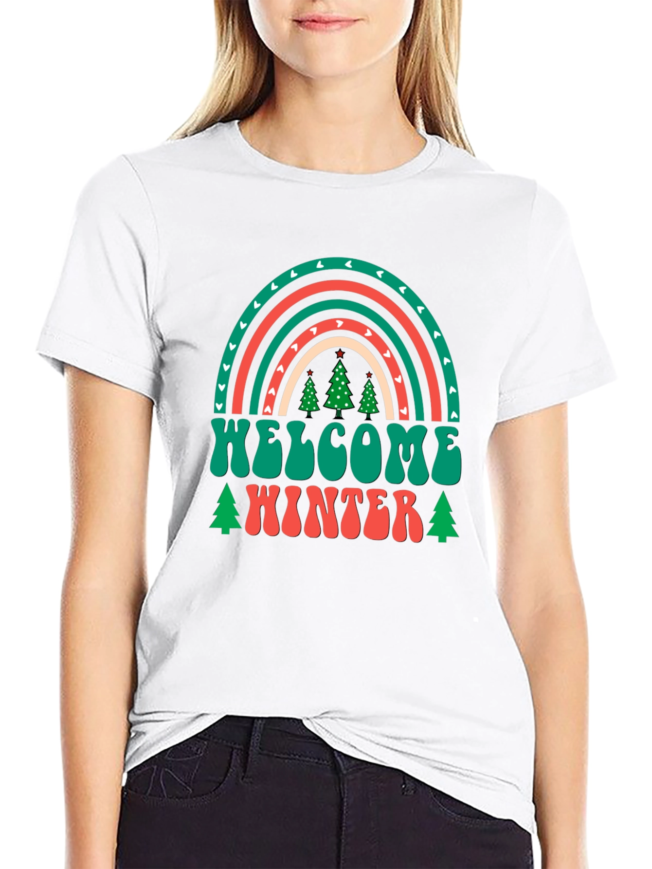 Festive Welcome Winter Graphic Tee