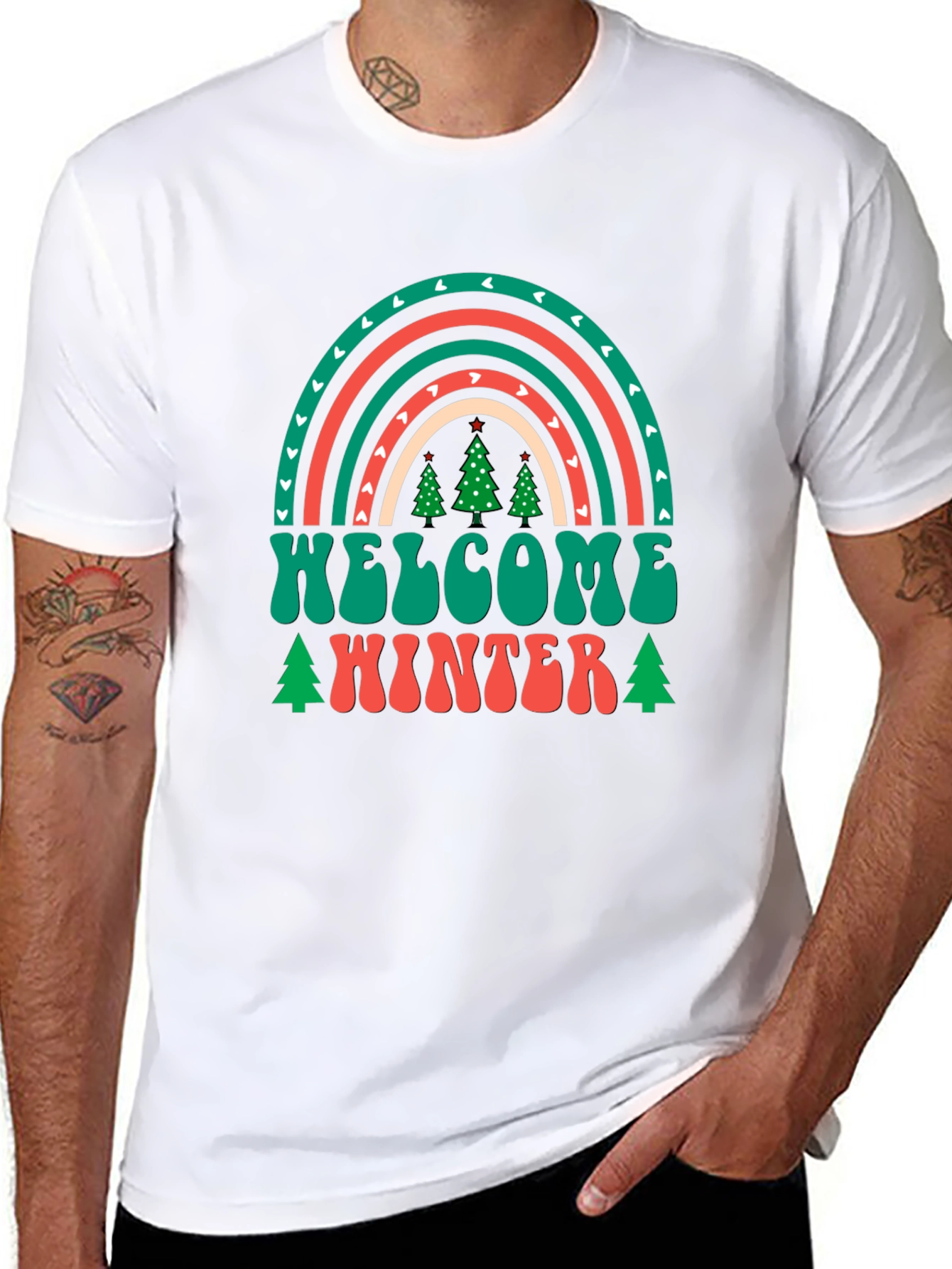 Festive Welcome Winter Graphic Tee