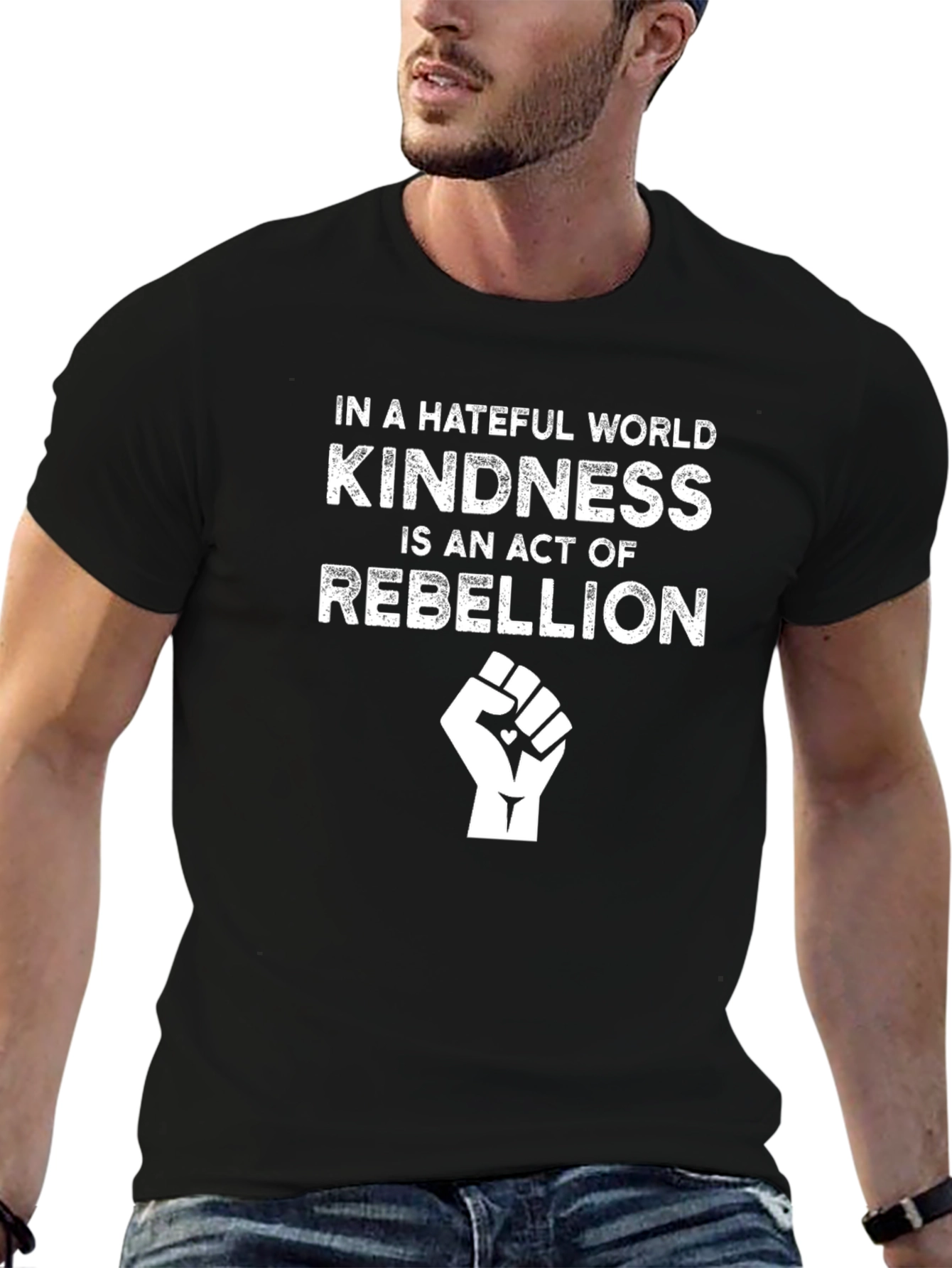 Kindness is Rebellion T-Shirt - Soft Cotton Graphic Tee