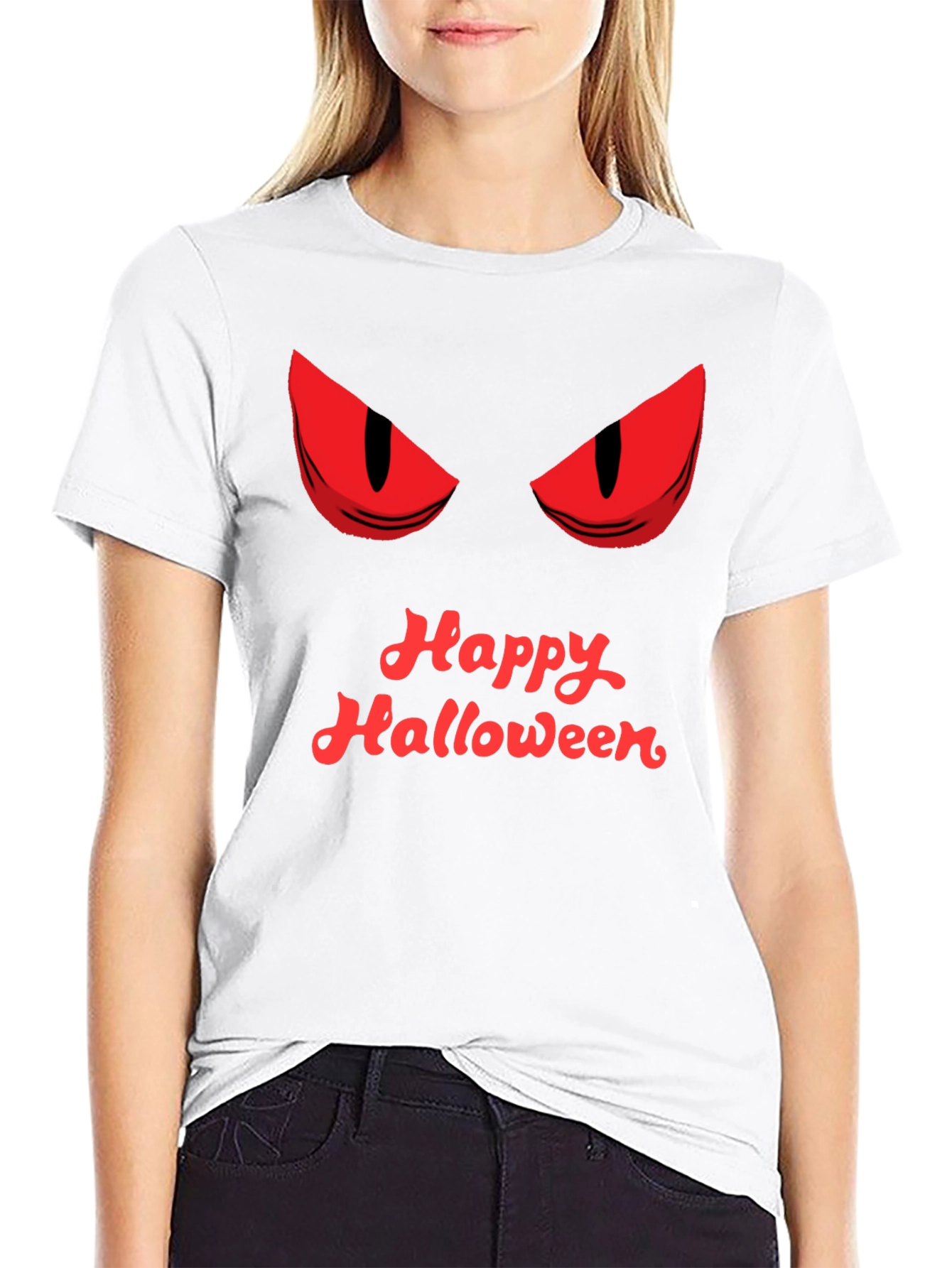 Happy Halloween Graphic Tee - Mens Black T-Shirt