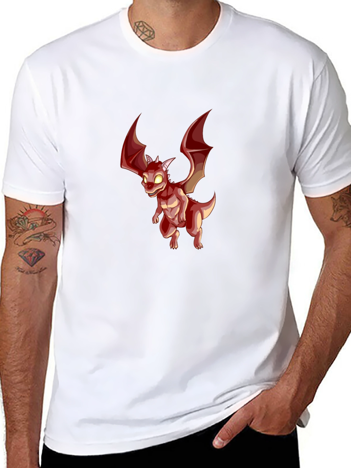 Red Dragon Graphic T-Shirt