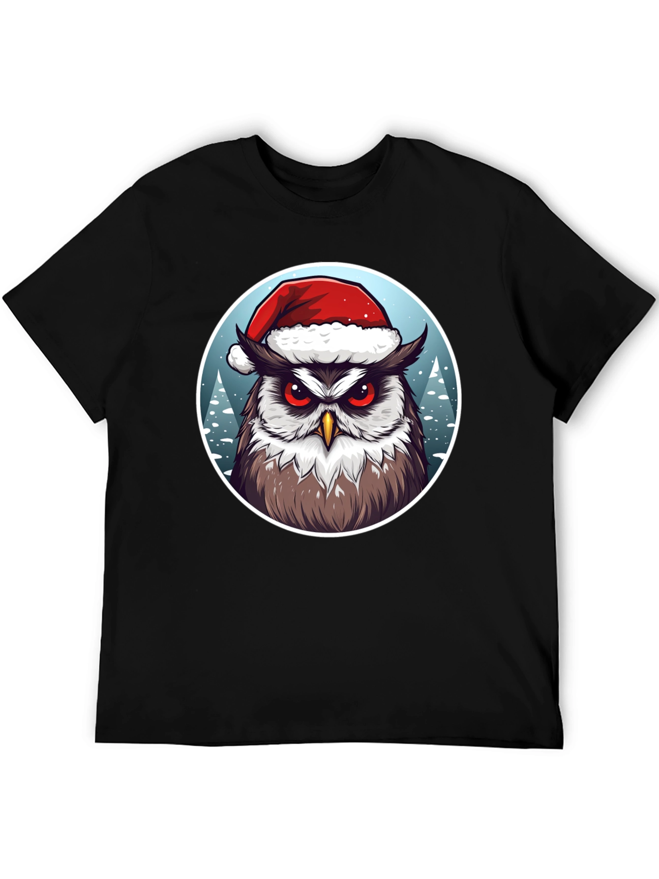 Christmas Owl T-Shirt - Holiday Festive Apparel