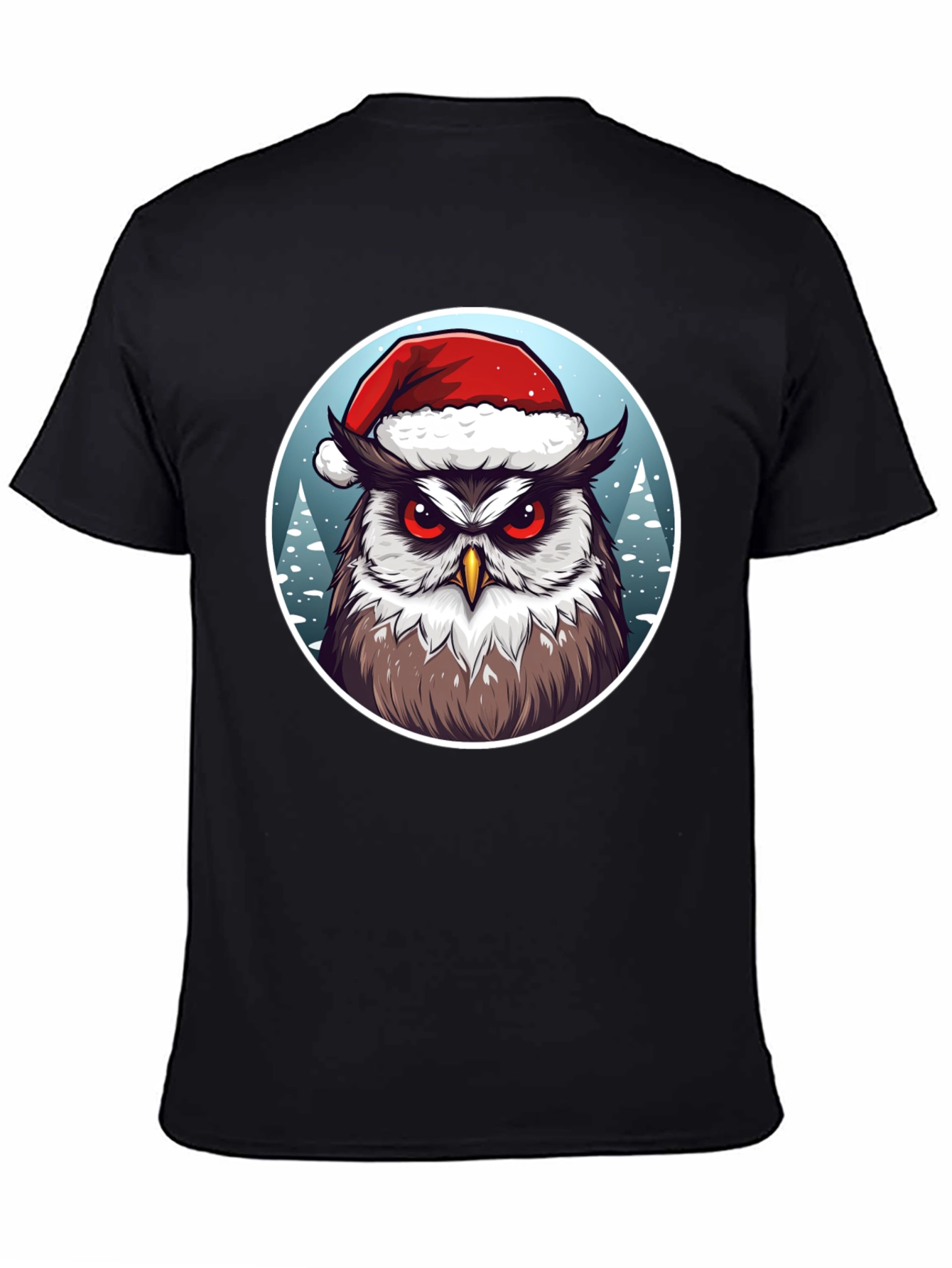 Christmas Owl T-Shirt - Holiday Festive Apparel