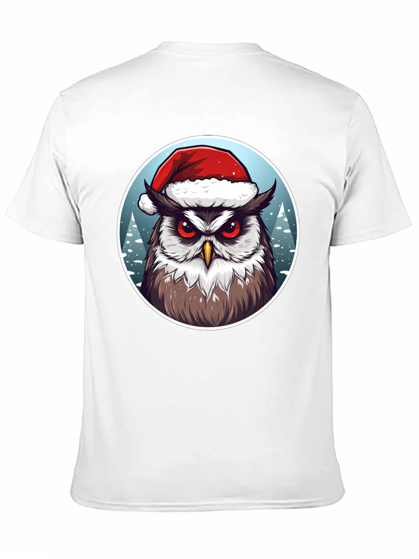 Christmas Owl T-Shirt - Holiday Festive Apparel