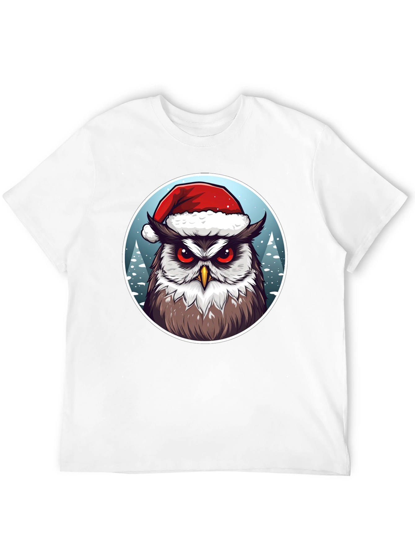 Christmas Owl T-Shirt - Holiday Festive Apparel