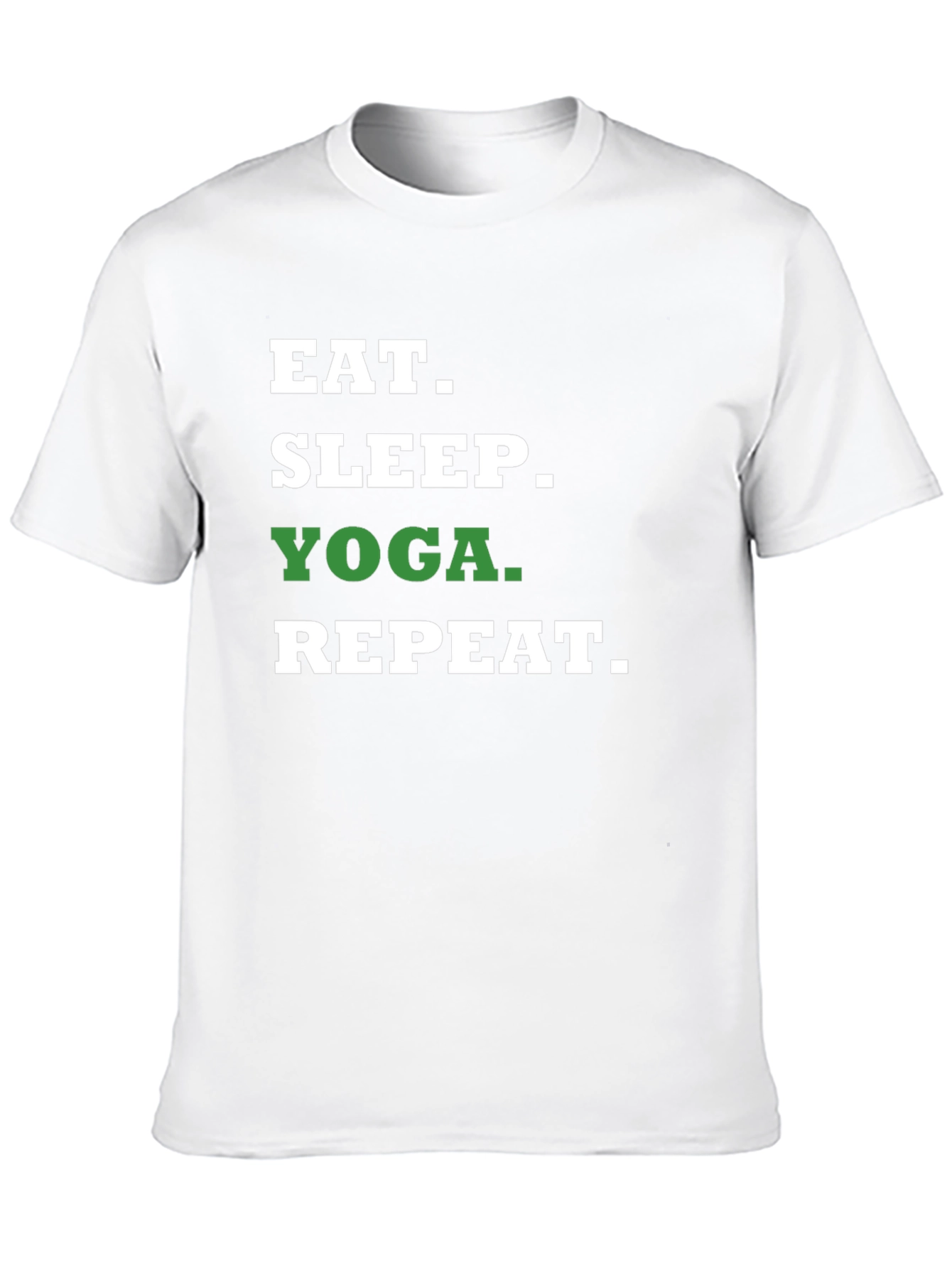 Eat Sleep Yoga Repeat Graphic Tee