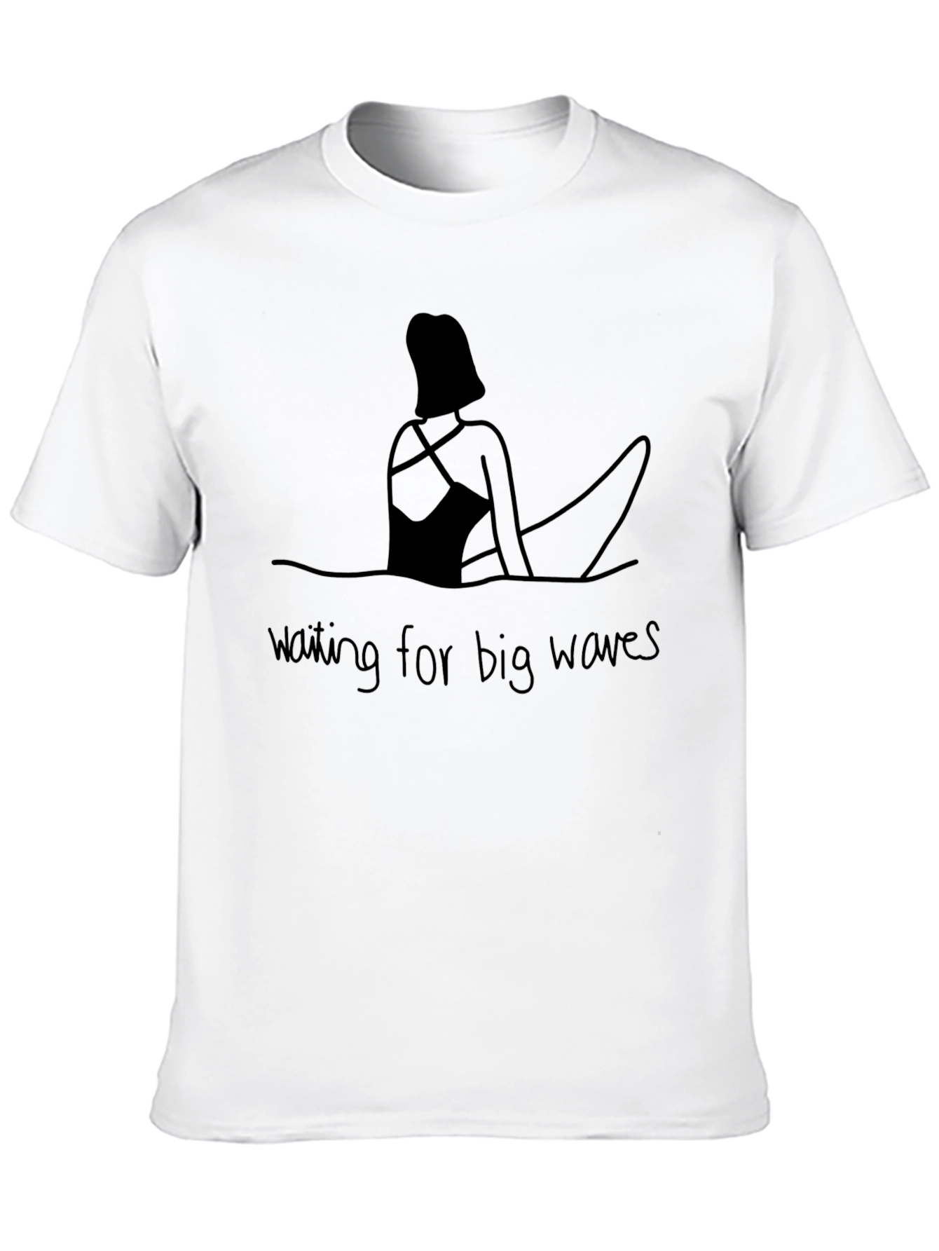 Waiting for Big Waves Graphic Tee