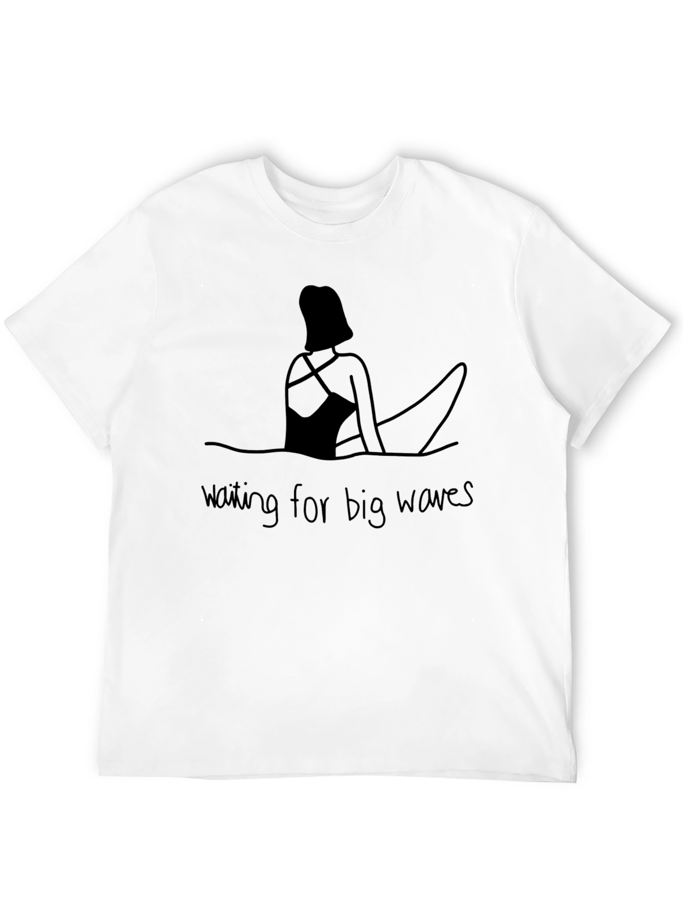 Waiting for Big Waves Graphic Tee