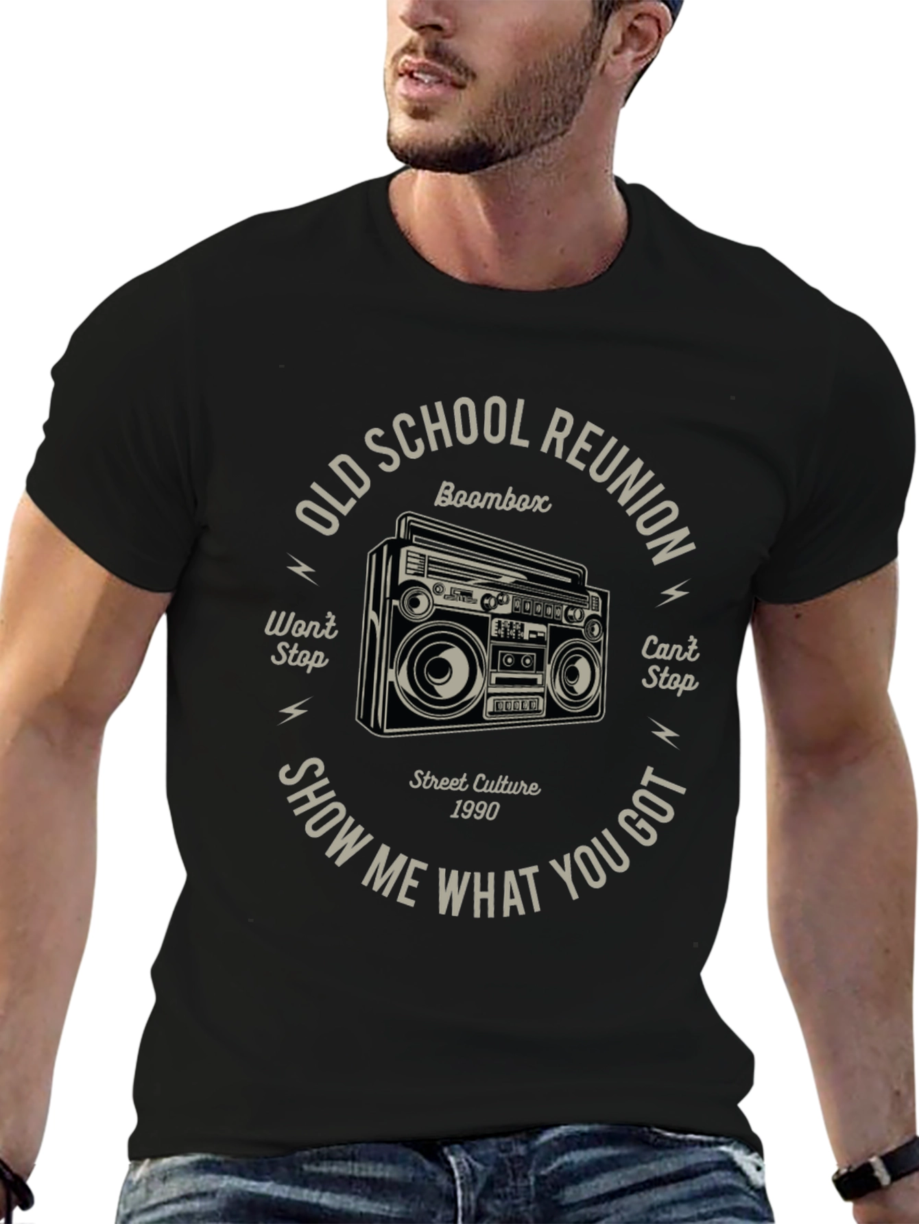 Old School Reunion Boombox Graphic Tee